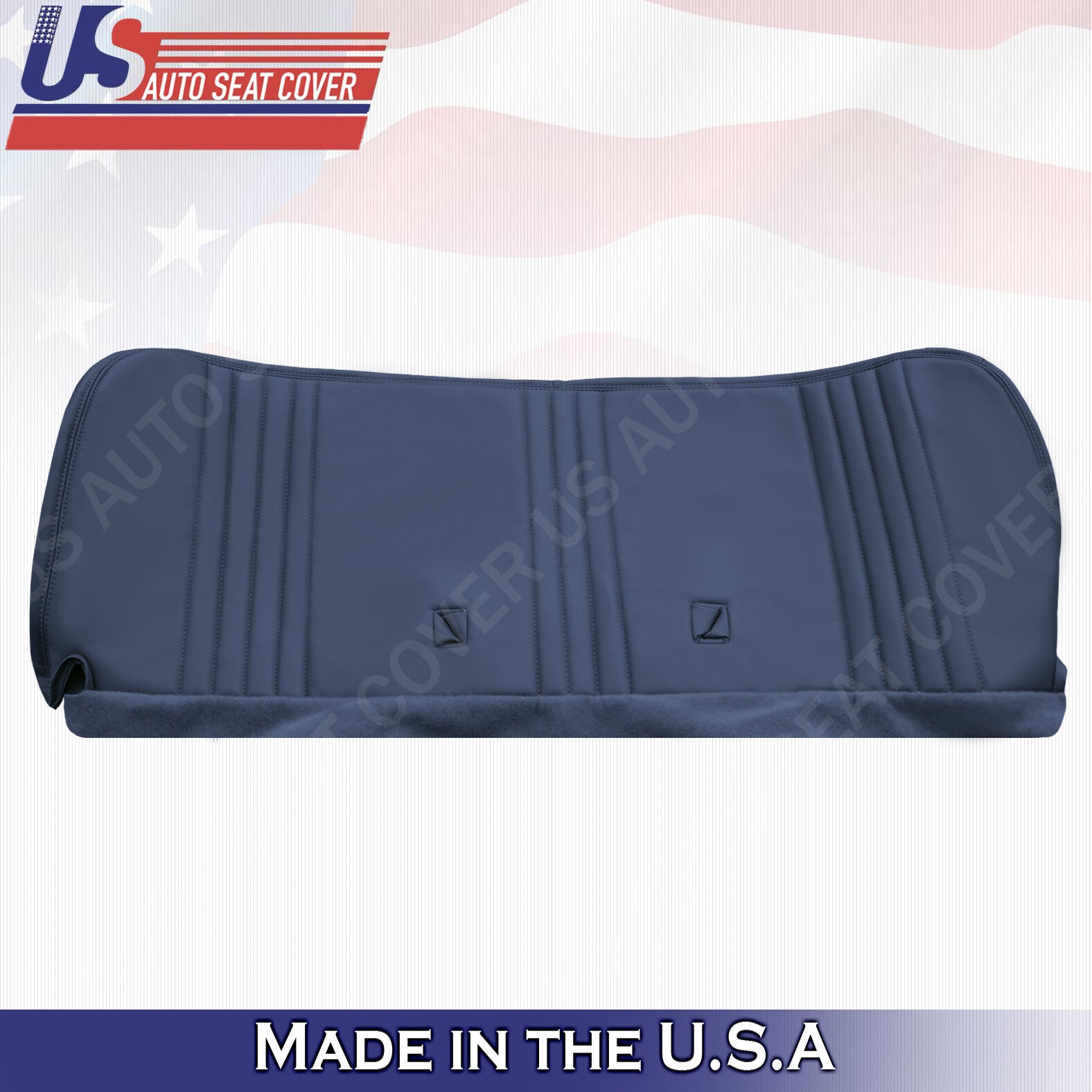 1995-2000 Chevy Silverado Cheyenne Base W/T -Bottom Bench Seat Vinyl Cover Blue