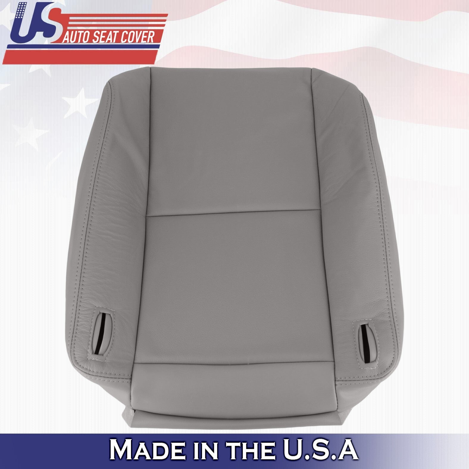 1998 to 2003 For Toyota Sienna Driver & Passenger Bottom Leather Covers Gray