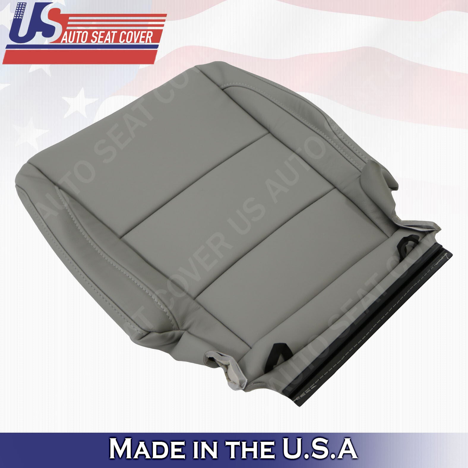 2018 2019 For Acura MDX Drive & Passenger Side Bottom Leather Seat Covers Gray