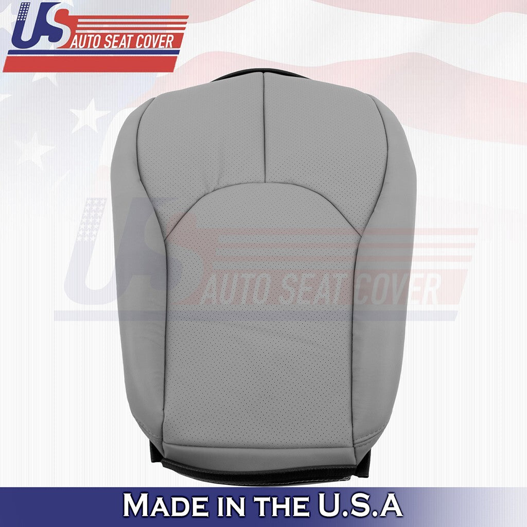 1996 to 2002 Fits Mercedes Benz SL500 Front Set Bottoms &Tops Leather Cover Gray