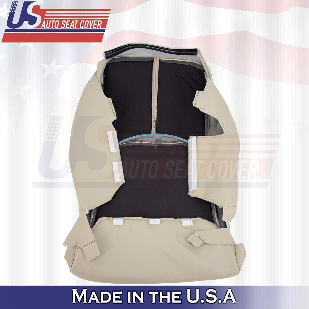 2009 to 2014 For Nissan Murano Driver & Passenger Bottoms Leather Seat Cover Tan
