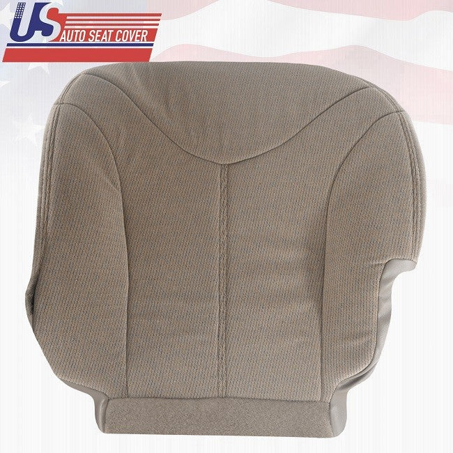 2000 - 2002 GMC Yukon SLE SLT - DRIVER BOTTOM FABRIC REPLACEMENT SEAT COVER TAN