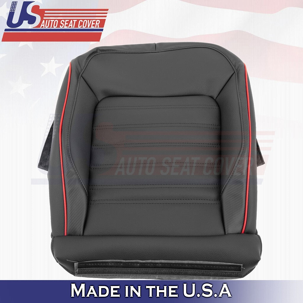 2014 For Volkswagen Jetta GLI Passenger Bottom Synthetic Leather Cover Black