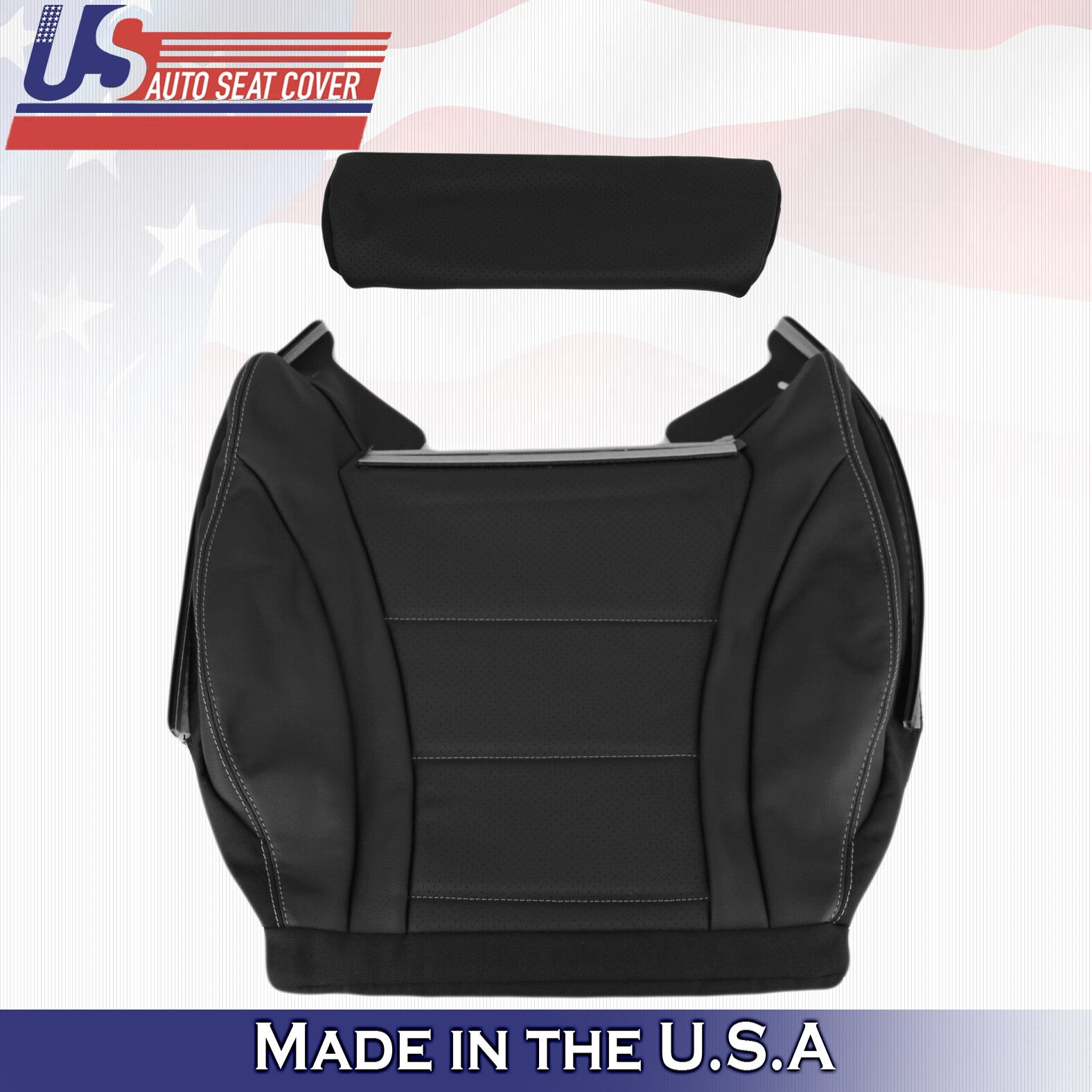 2016 2017 For Mercedes Benz GLC Class Passenger bottom leather cover Black