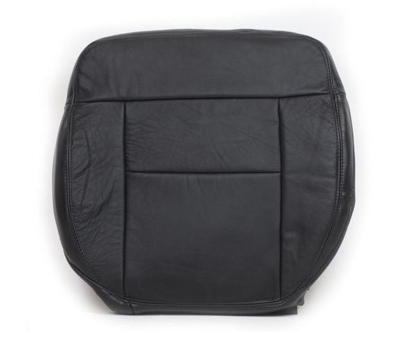 2004 To 2008 Ford F150 Lariat FX4 XLT Driver Bottom Vinyl Seat Cover Black