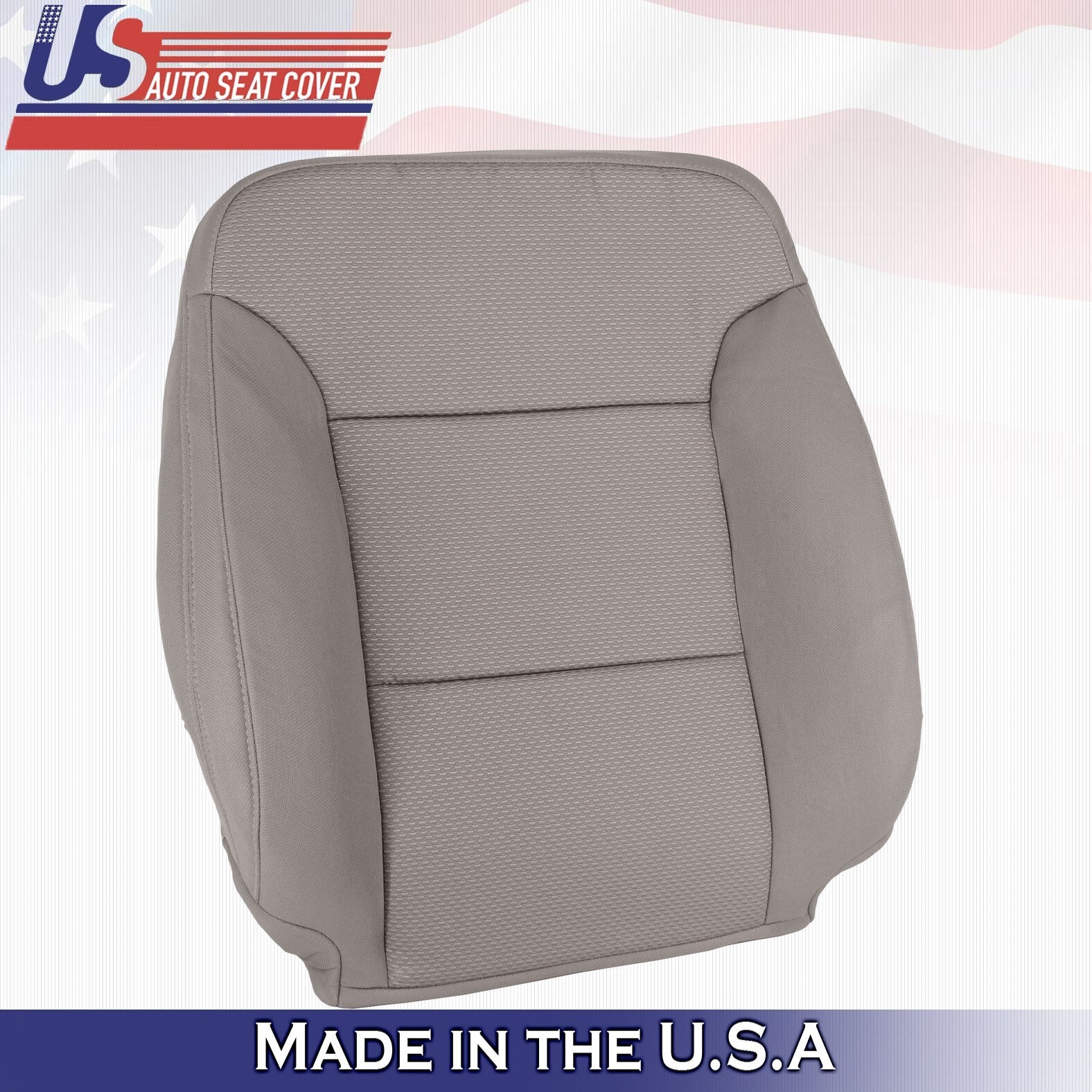 2015 to 2019 For Chevy Silverado 2500 3500 Driver Side Top Cloth Seat Cover Tan