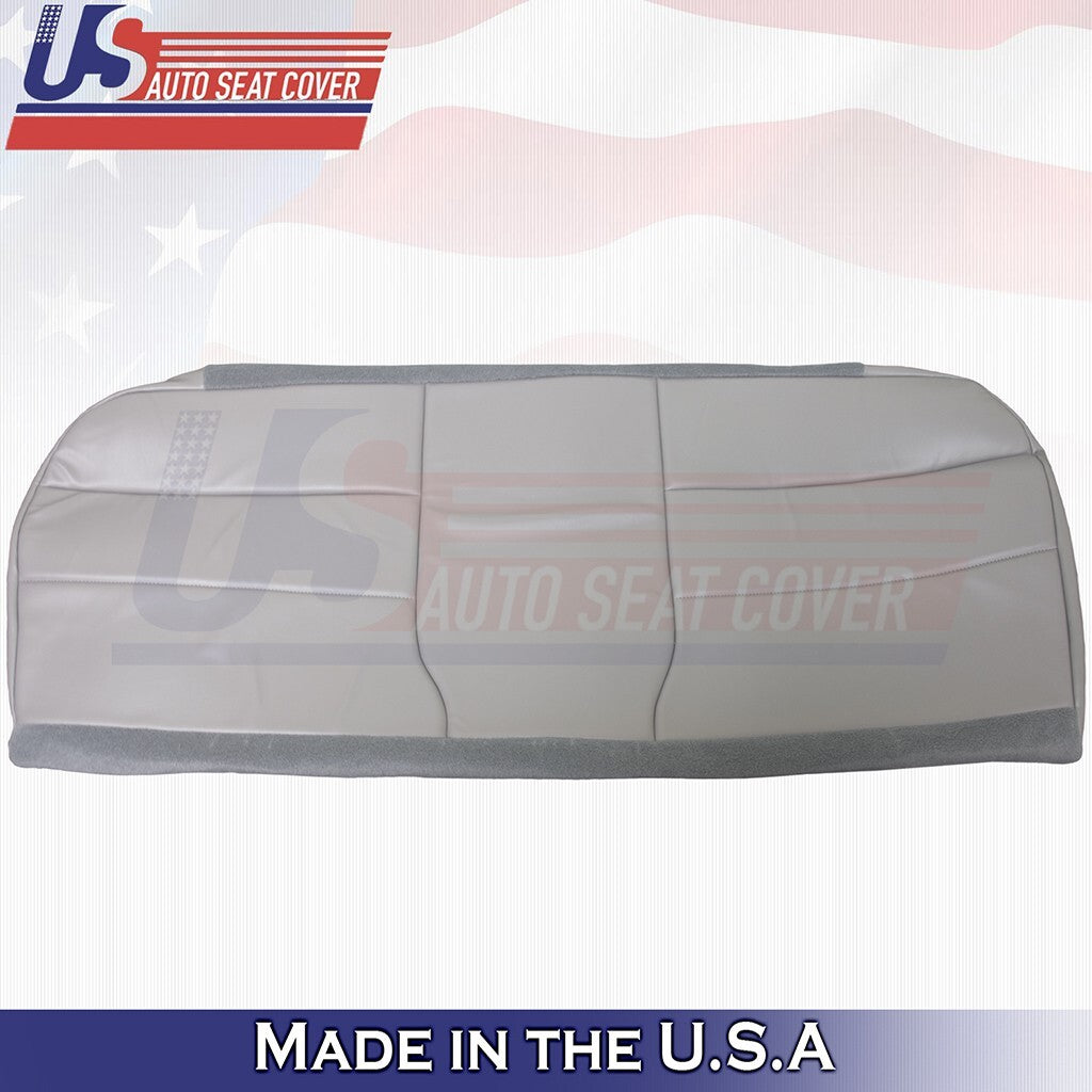 1994 to 1997 Fits Ford F350 F450 XLT Rear Bench Bottom Vinyl Seat Cover Gray