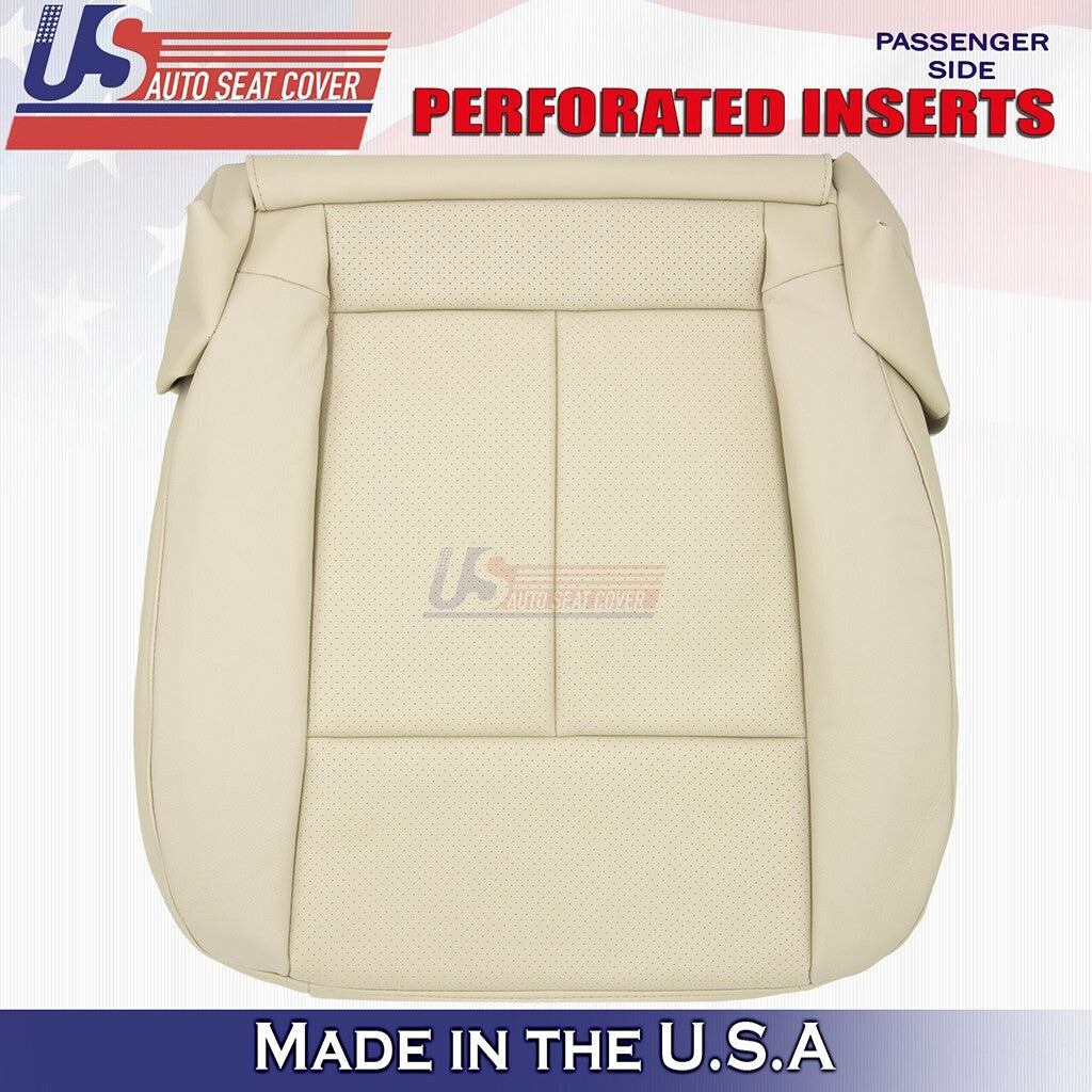 2005 to 2008 Fits Infinity FX35 FX45 Passenger Bottom Leather Seat Cover Tan