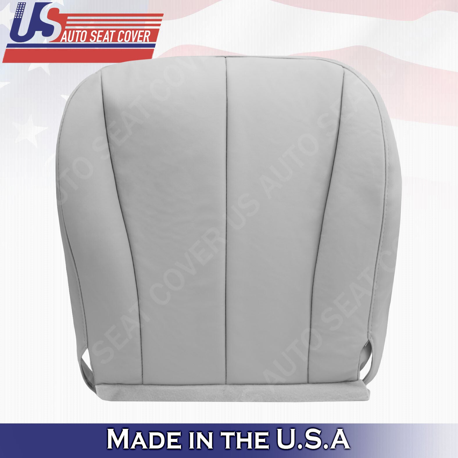 2007 to 2011 For Toyota Camry Driver Side Bottom Leather Seat Cover in Gray