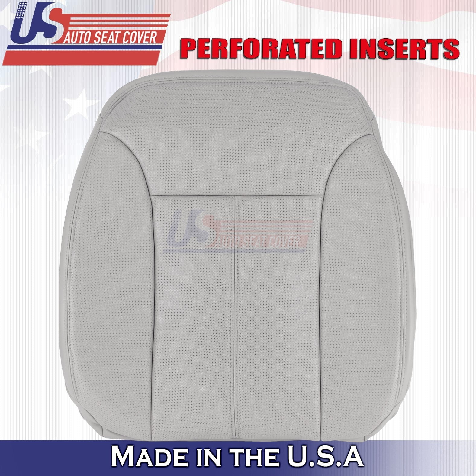 2007 to 2012 For Mercedes GL350 GL450 Passenger Top & Bottom Leather Covers Gray
