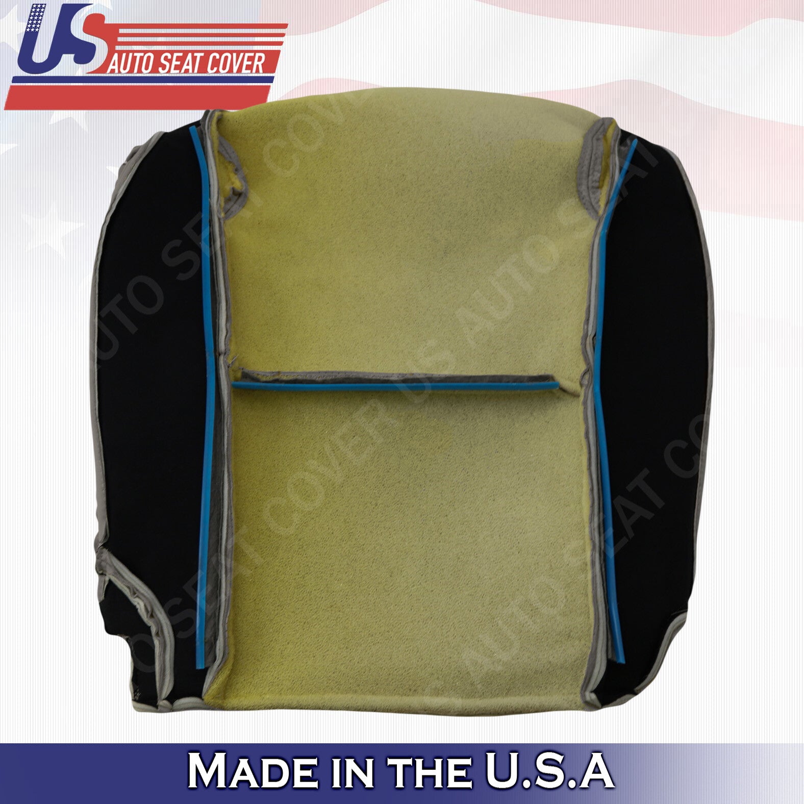 PASSENGER Bottom Leather Perforated Seat Cover GRAY For 2006 2007 Lexus GS350