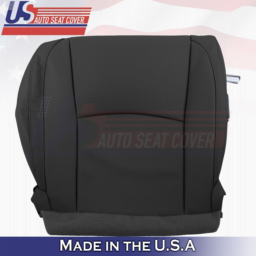 2003 to 2009 For Lexus RX350 Passenger Top&Bottom Synth Leather Perf Cover Black