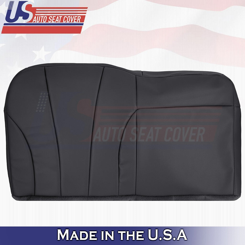1999 to 2002 For Chevy Silverado WT Rear Driver Bench Bottom Vinyl Cover Dk Gray