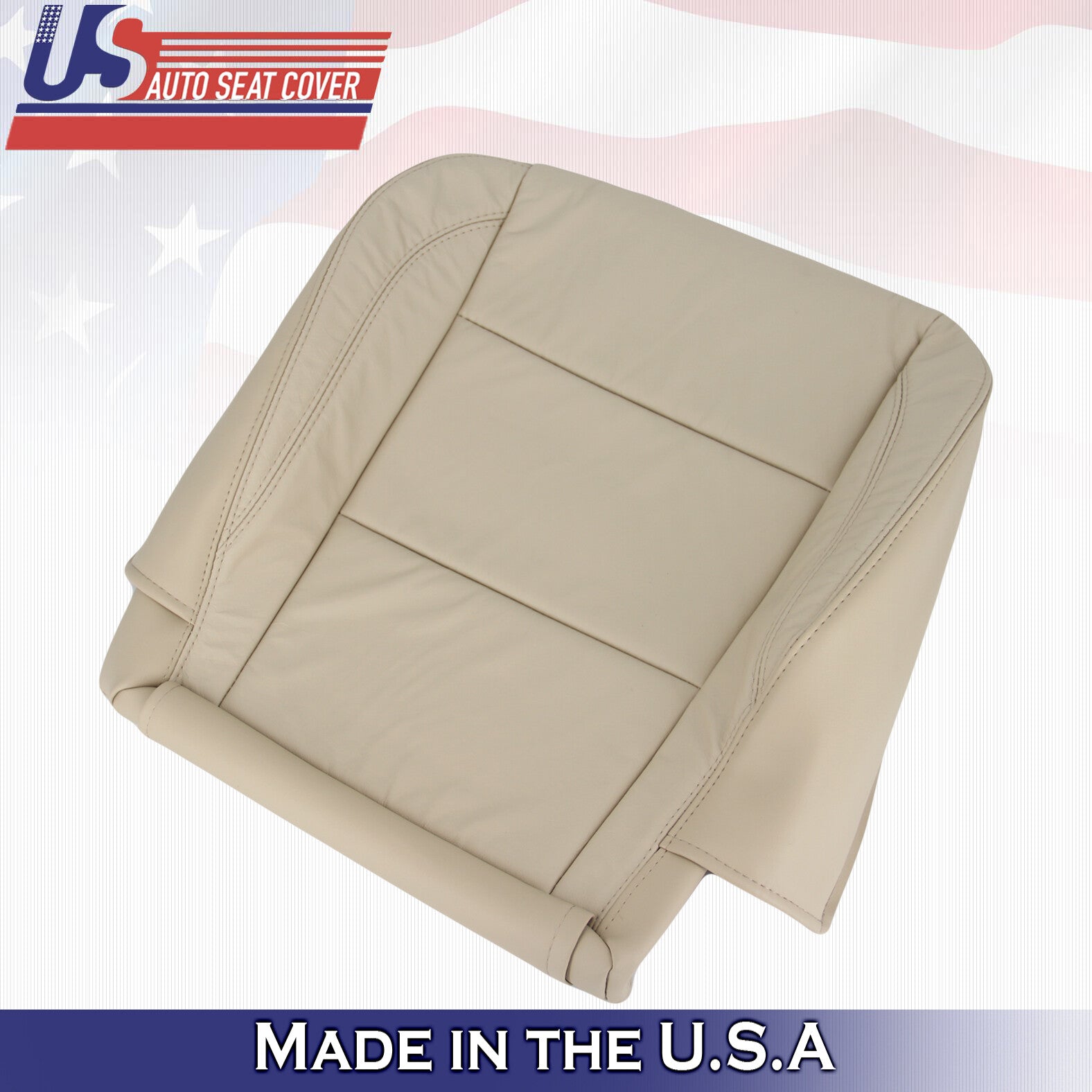 2004 - 2010 For Infinity QX56 Driver Side Bottom Leather Seat Cover in Tan