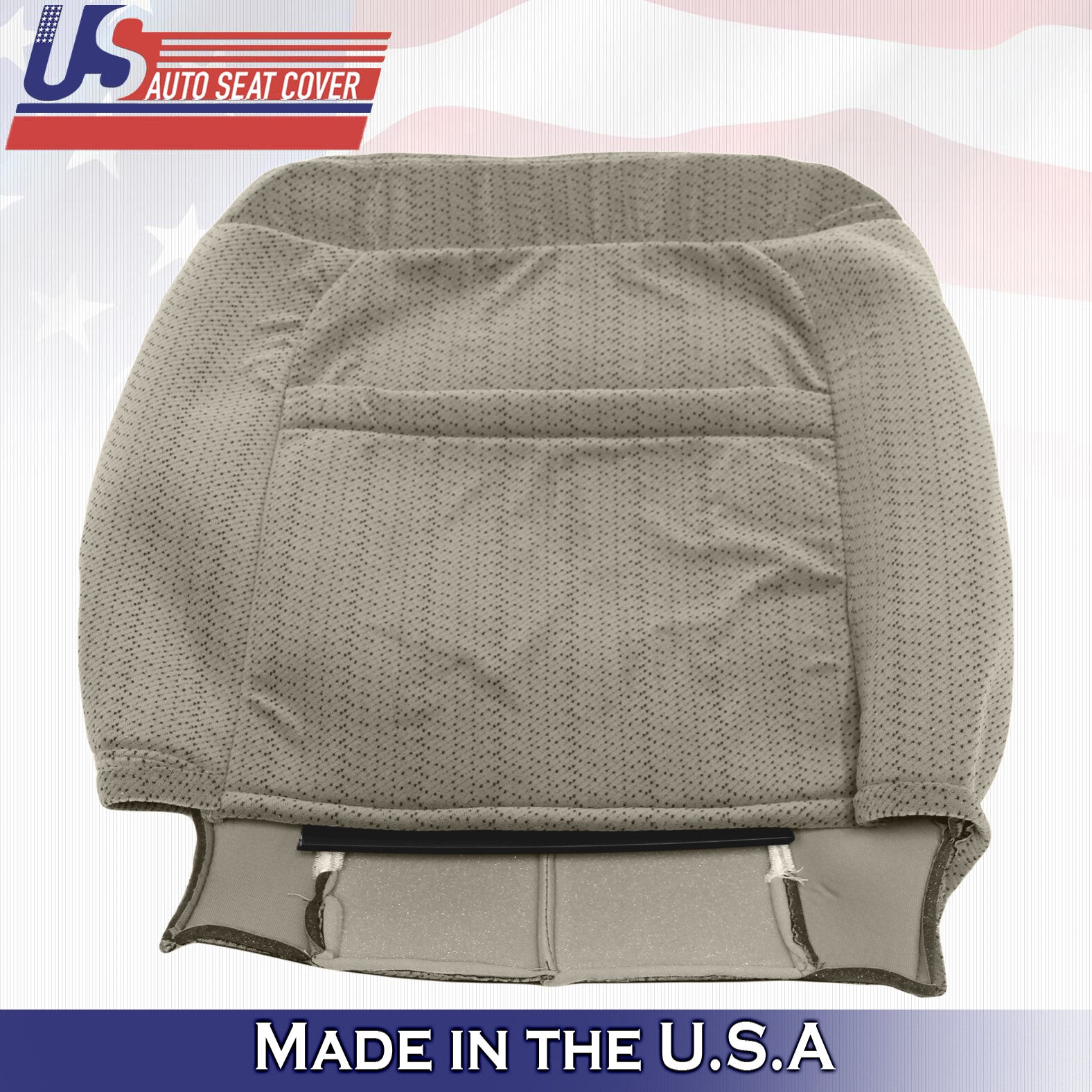 1995 to 1999 For GMC Yukon & Sierra Driver Top in Cloth Seat Cover Neutral Tan