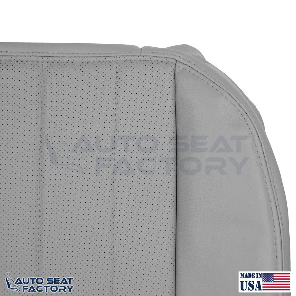 2003 Fits Lincoln LS LEFT & RIGHT Bottom Med. Ash Leather Seat Cover, Perf.