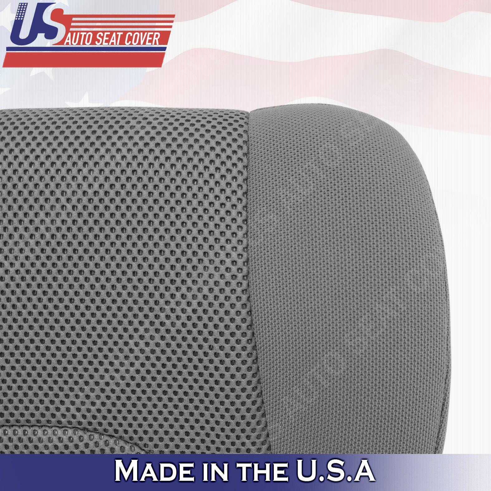 For Front Driver or Passenger Lower Seat covers Gray Cloth Fits Nissan Frontier