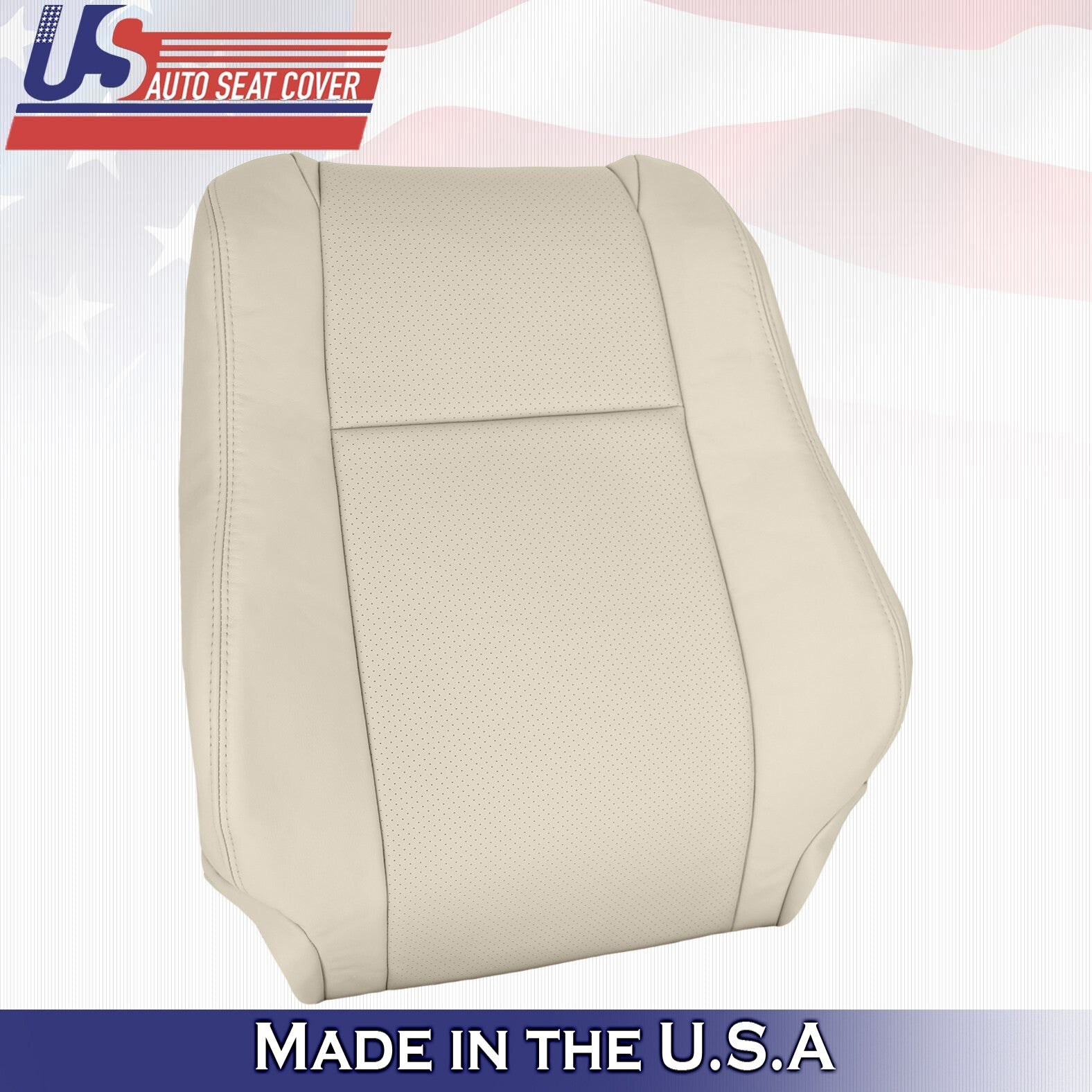 2004 to 2008 For Toyota Solara Convertible Driver Top Perf Leather Cover Tan