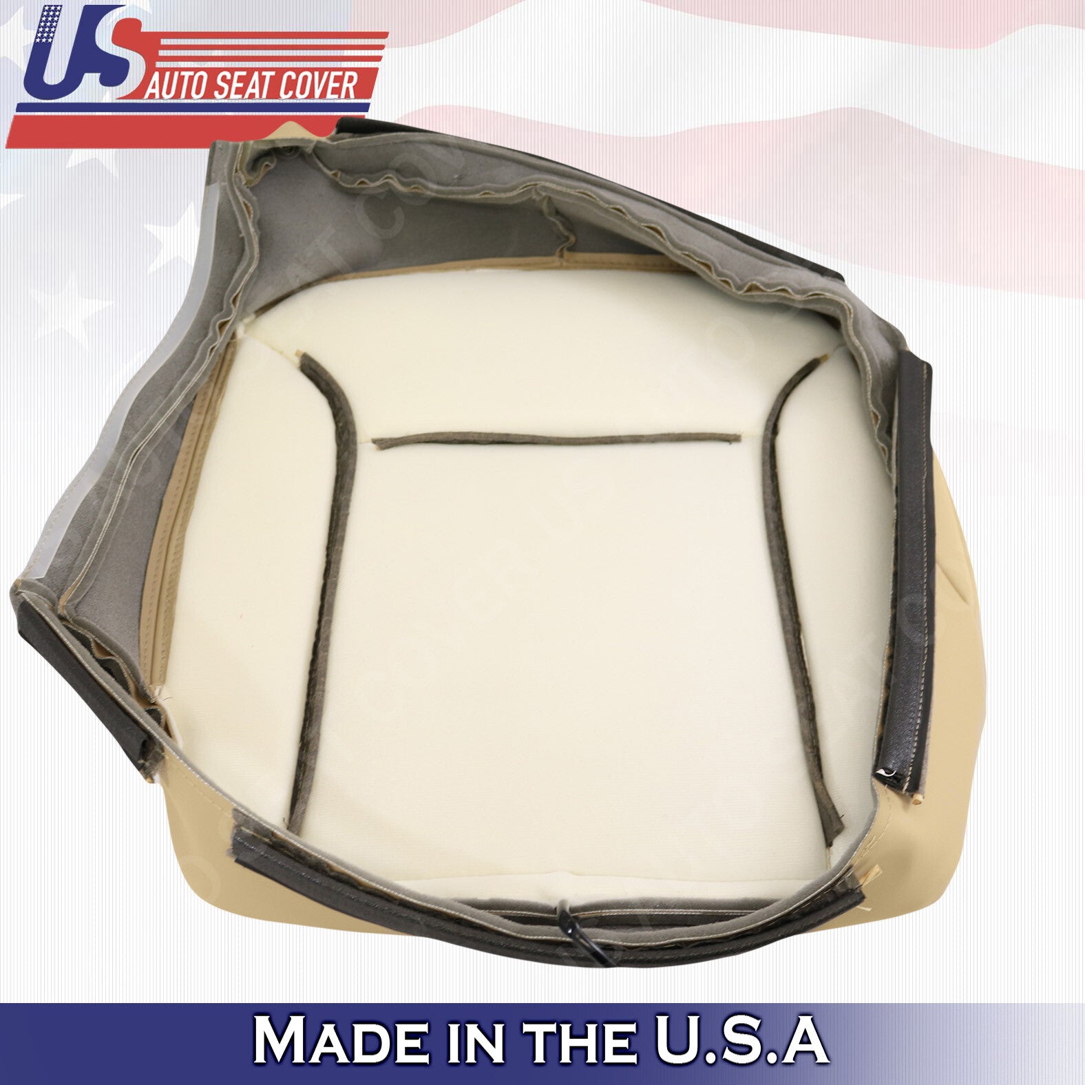 2010 2011 2012 Fits Mercedes Benz GL350 Passenger Bottom Seat Cover Tan