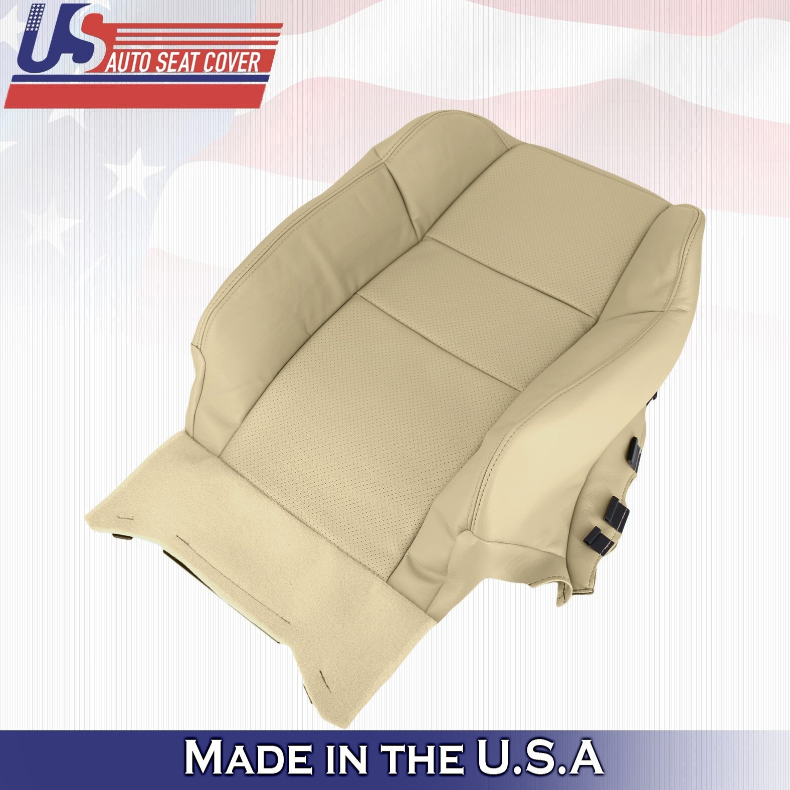 2011 2012 For Acura RDX Driver Passenger Top Perf Synthetic Leather Covers Tan