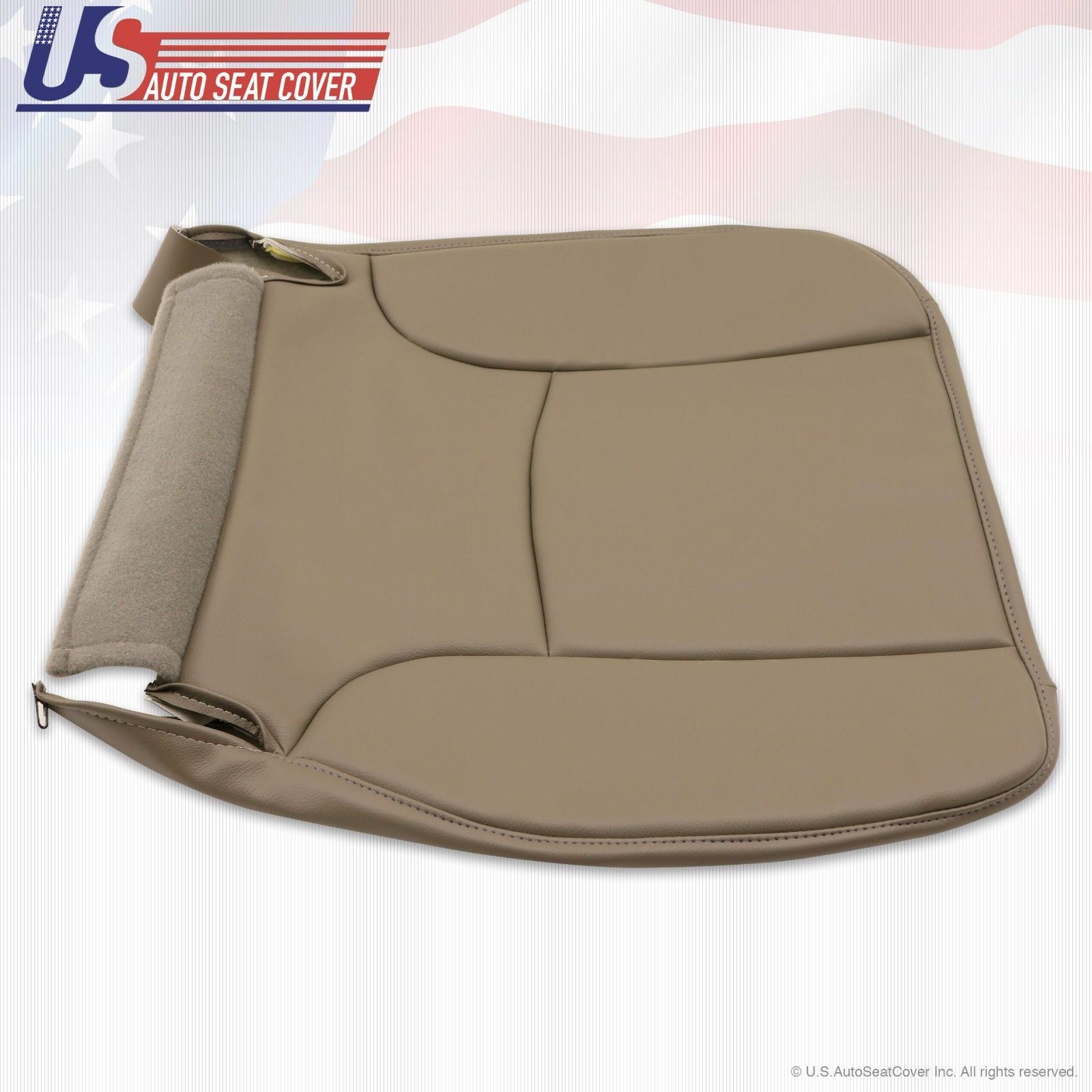 2002 To 2005 Fits Dodge Ram 2500 ST Driver Bottom Vinyl Seat Cover Color Tan