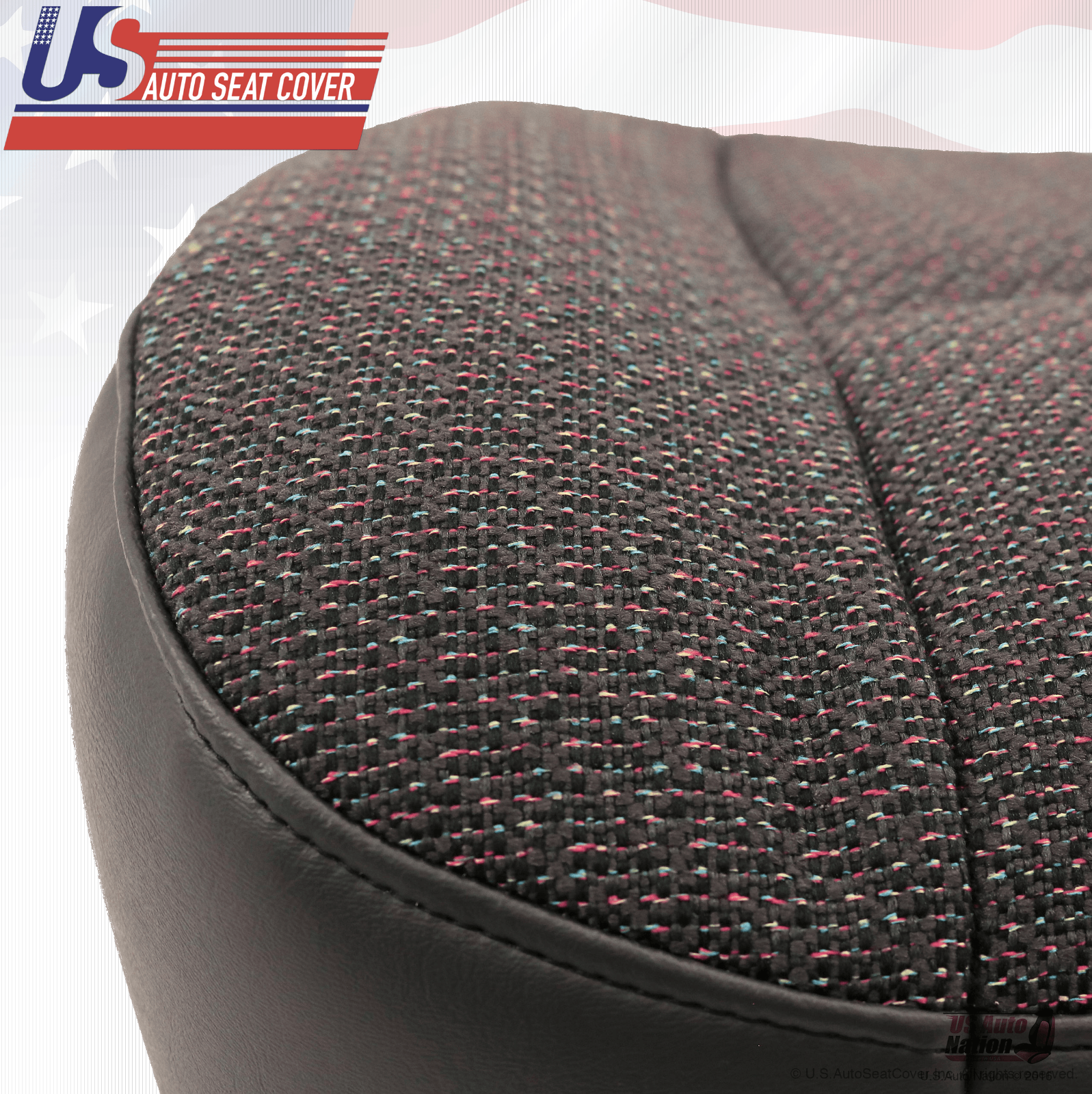 2005 2006 2007 Chevy Silverado 3500 Passenger Bottom Cloth Seat Cover Dark Gray