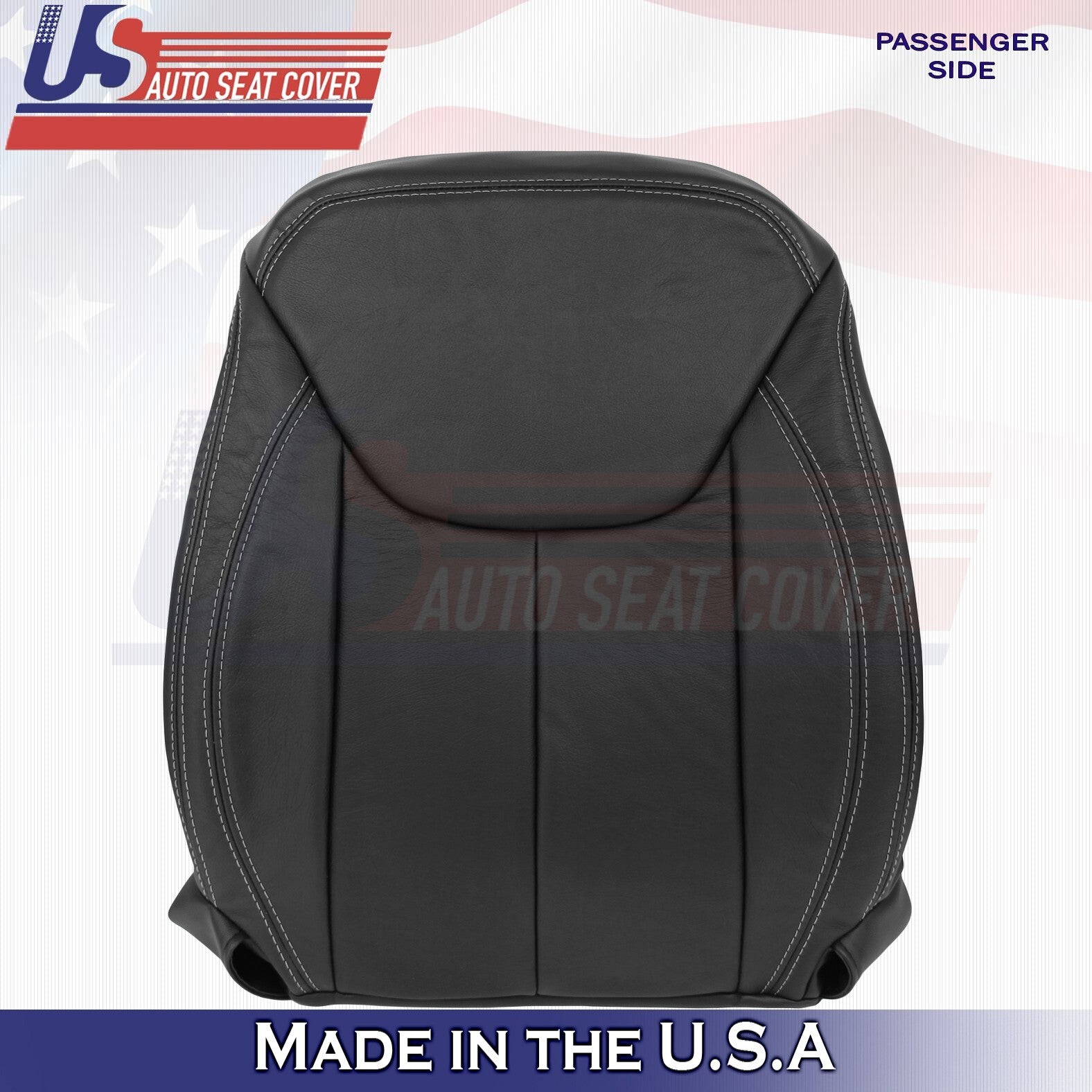 2011-2017 Fits Jeep Rubicon Driver &Passenger Tops  Leather Cover Black