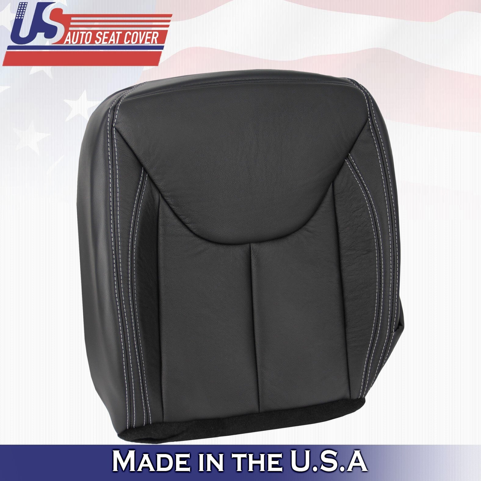 2011-2017 Fits Jeep Rubicon Driver & Passenger Bottoms &Tops Leather Cover Black