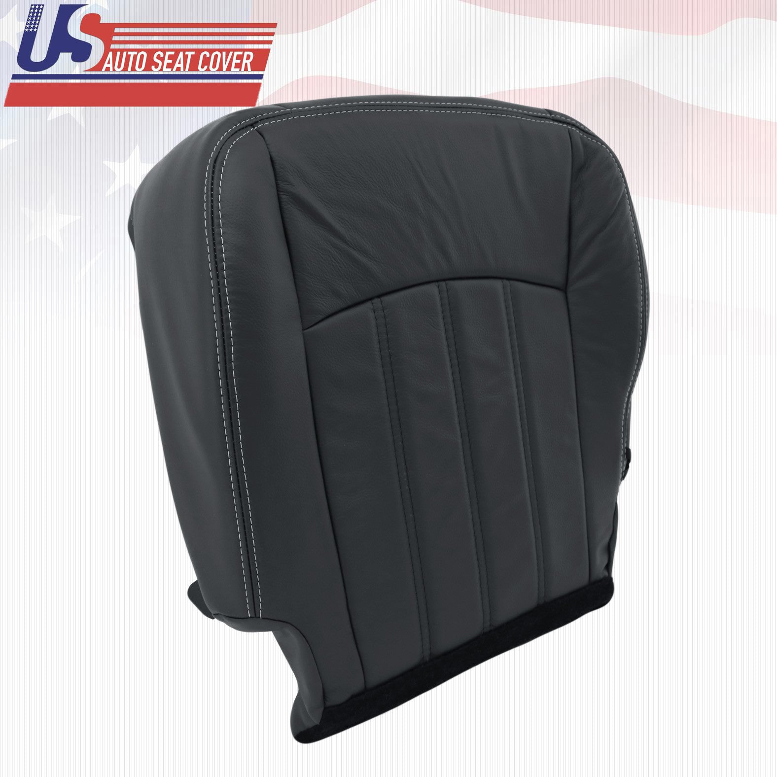 2009-2012 Fits Dodge Ram Laramie 1500 Bucket Seat Dark Slate Leather Cover