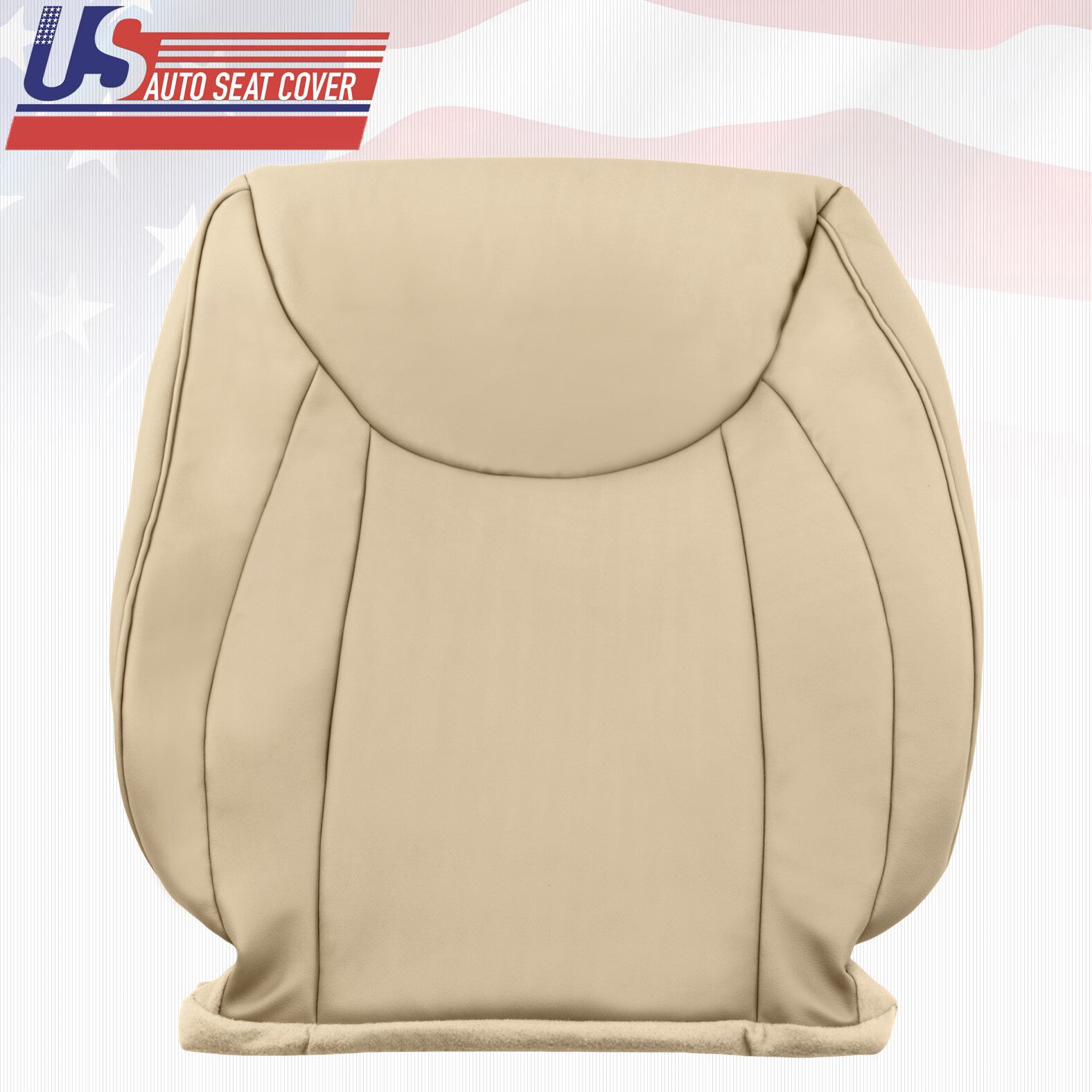 Driver & Passenger top Leather Seat Cover Tan For 2001 to 2006 Lexus LS430