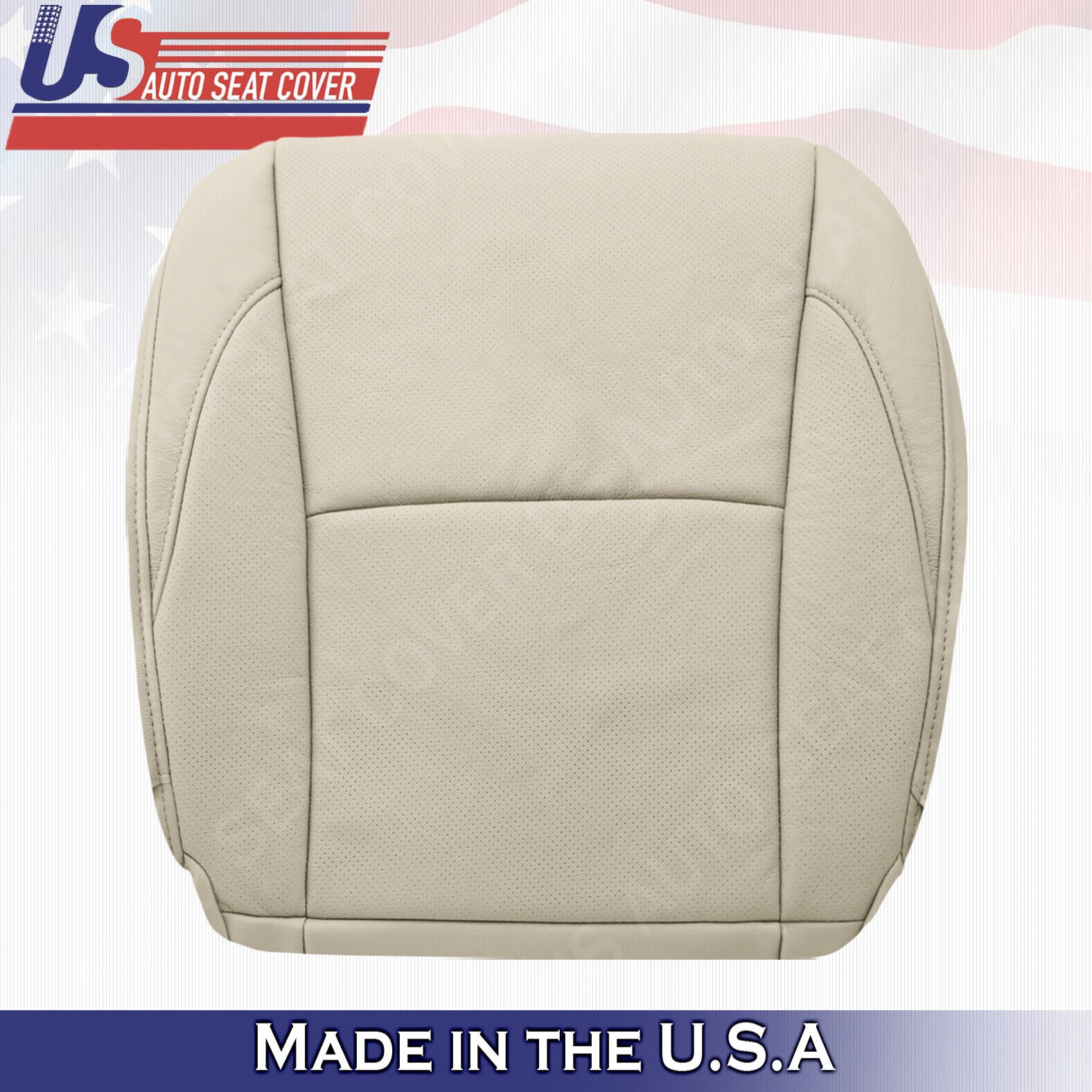 For 2010 2011 2012 Lexus ES350 PASSENGER Bottom Leather Seat Cover Light Tan