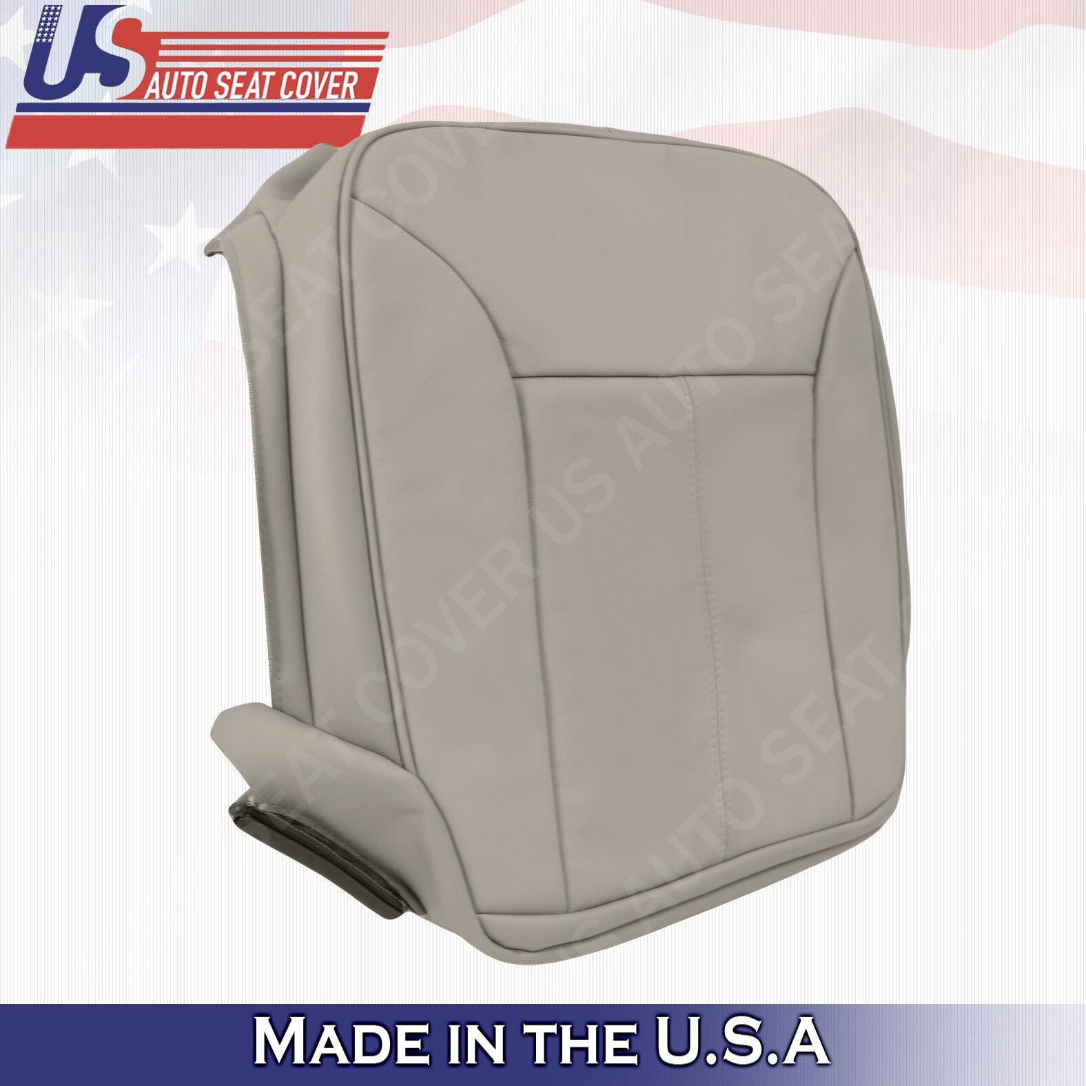DRIVER Bottom GRAY Leather Seat Cover 2007 2008 2009 Mercedes Benz GL320 GL350