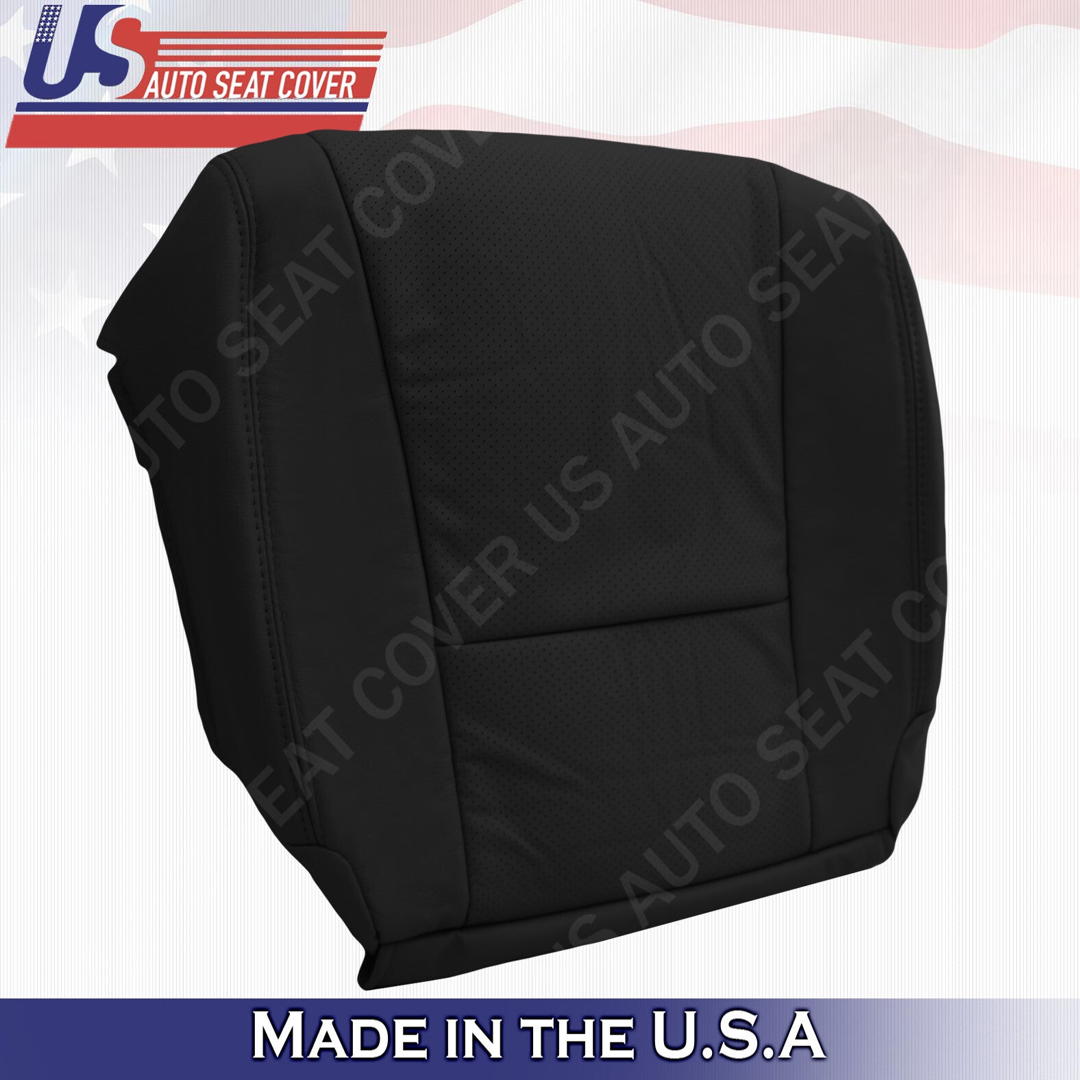 For 2007 2008 2009 Lexus LS460 Passenger Bottom Perforated Leather Cover Black