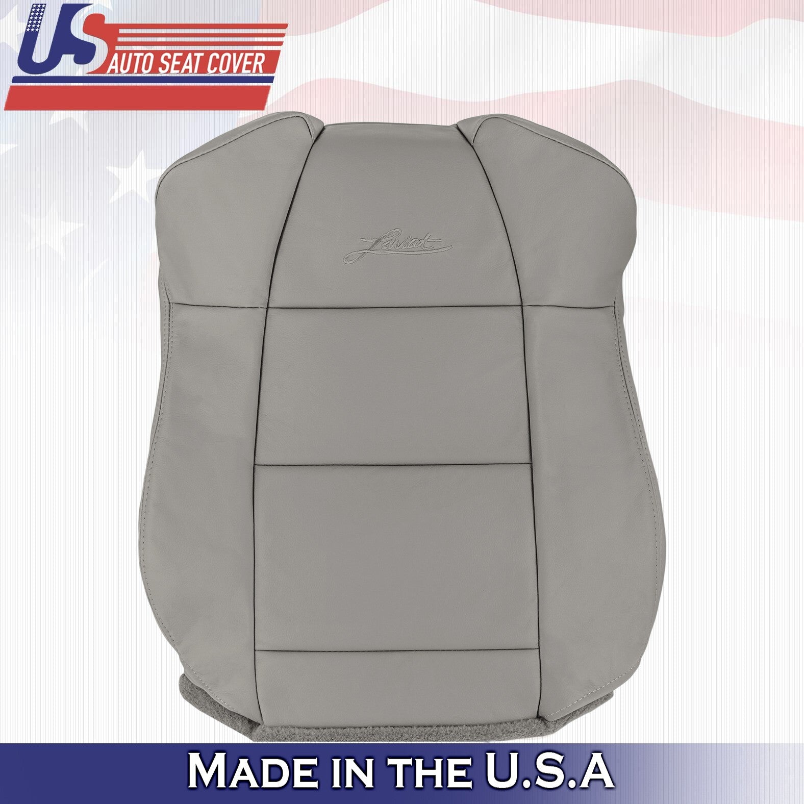 2003 For Ford F150 Extended Cab 2x Top & 2x Bottom Leather Seat Covers Graphite