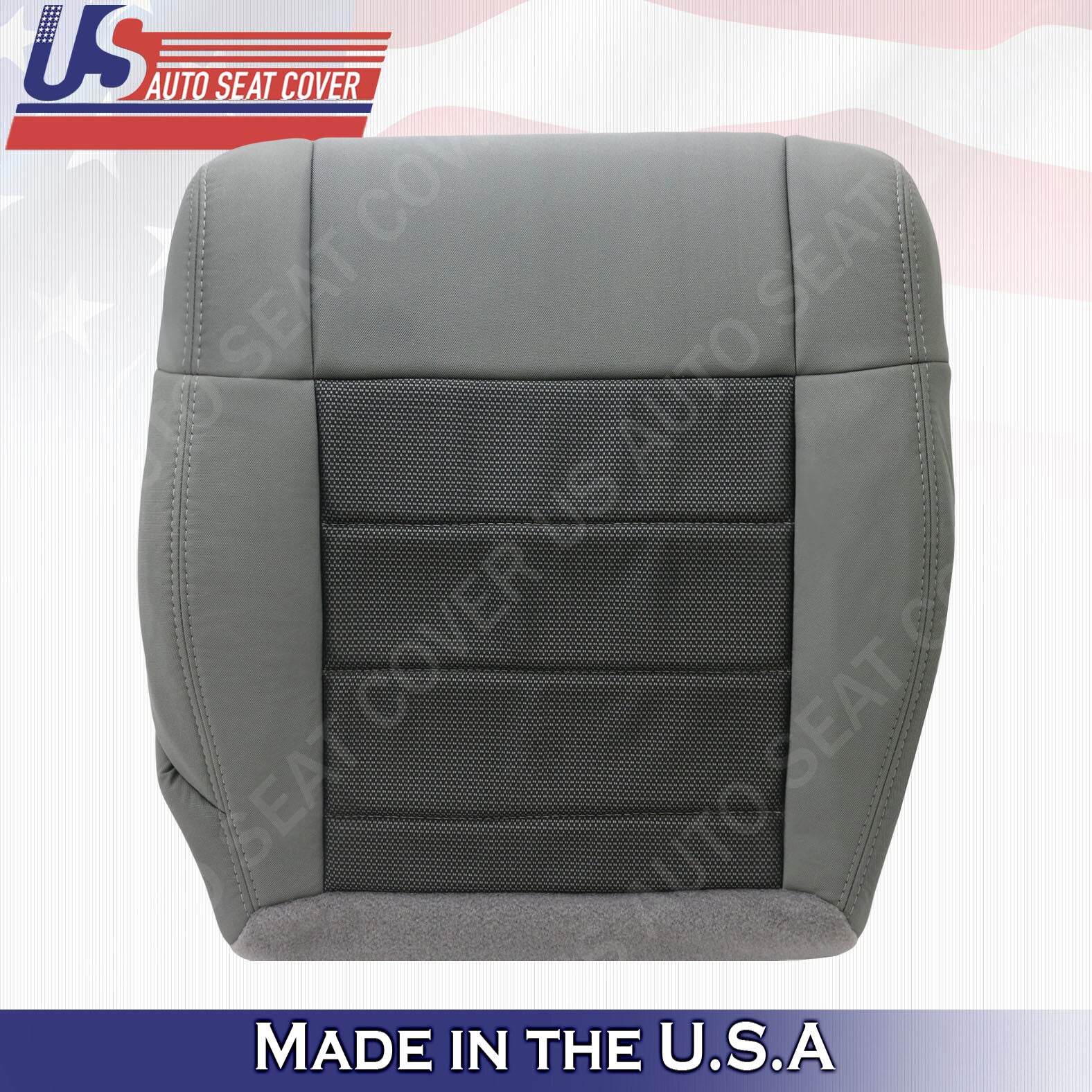 PASSENGER BOTTOM Fabric Cover Dk Gray 2008 2009 2010 For Jeep Wrangler Unlimited