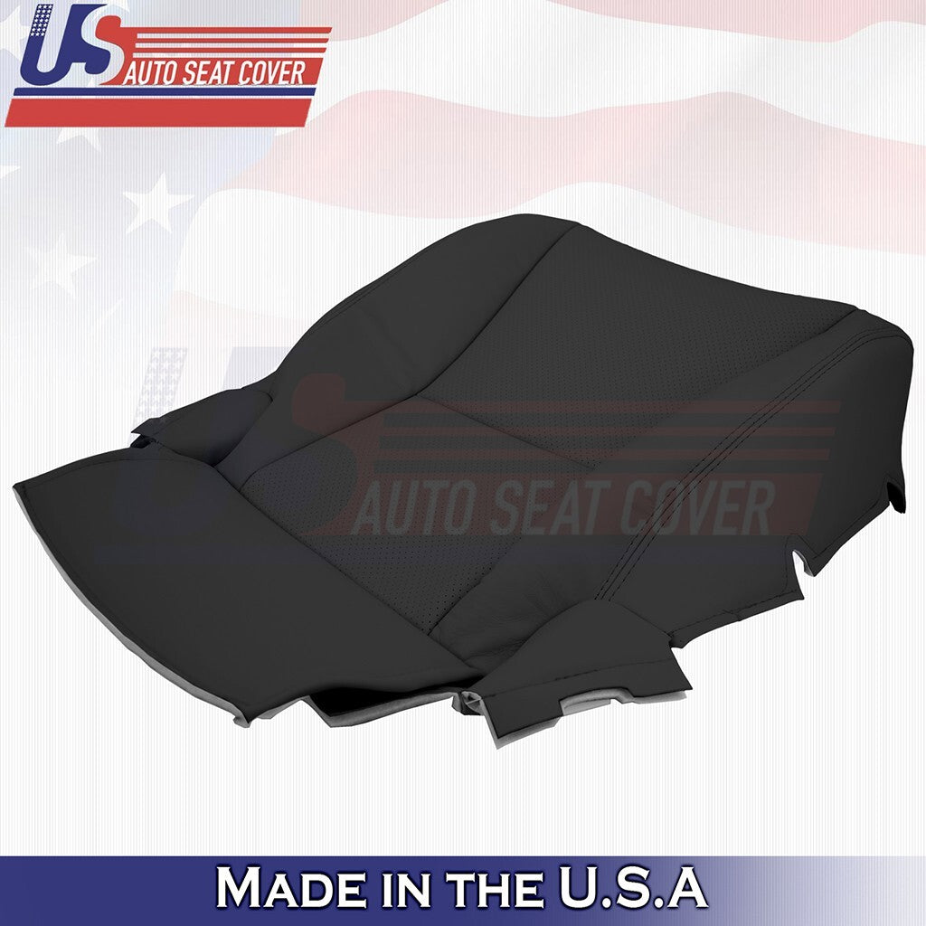 2007 to 2012 For Lexus LS600h Front Set Bottoms &Tops Leather Cover Black