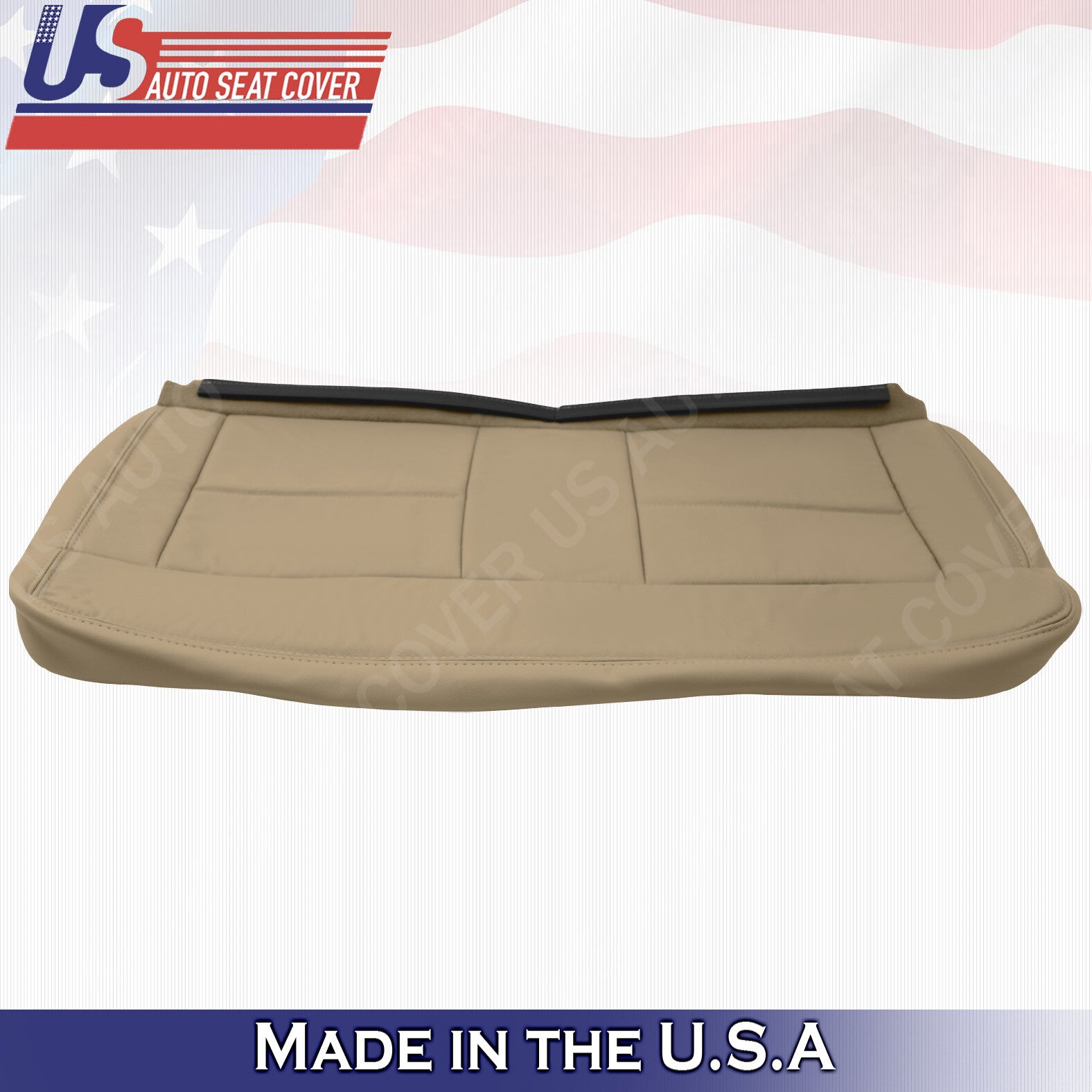 Rear DRIVER Bottom Leather Cover Tan 2005 2006 2007 2008 Ford F150 Lariat