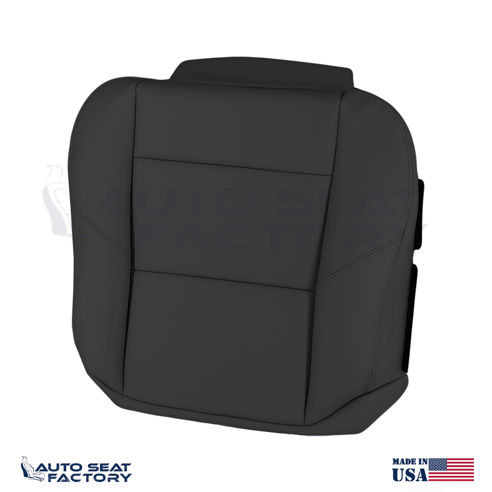 Replacement For 2007 -2010 Volvo C70 Left & Right Bottom Black Vinyl Seat Covers