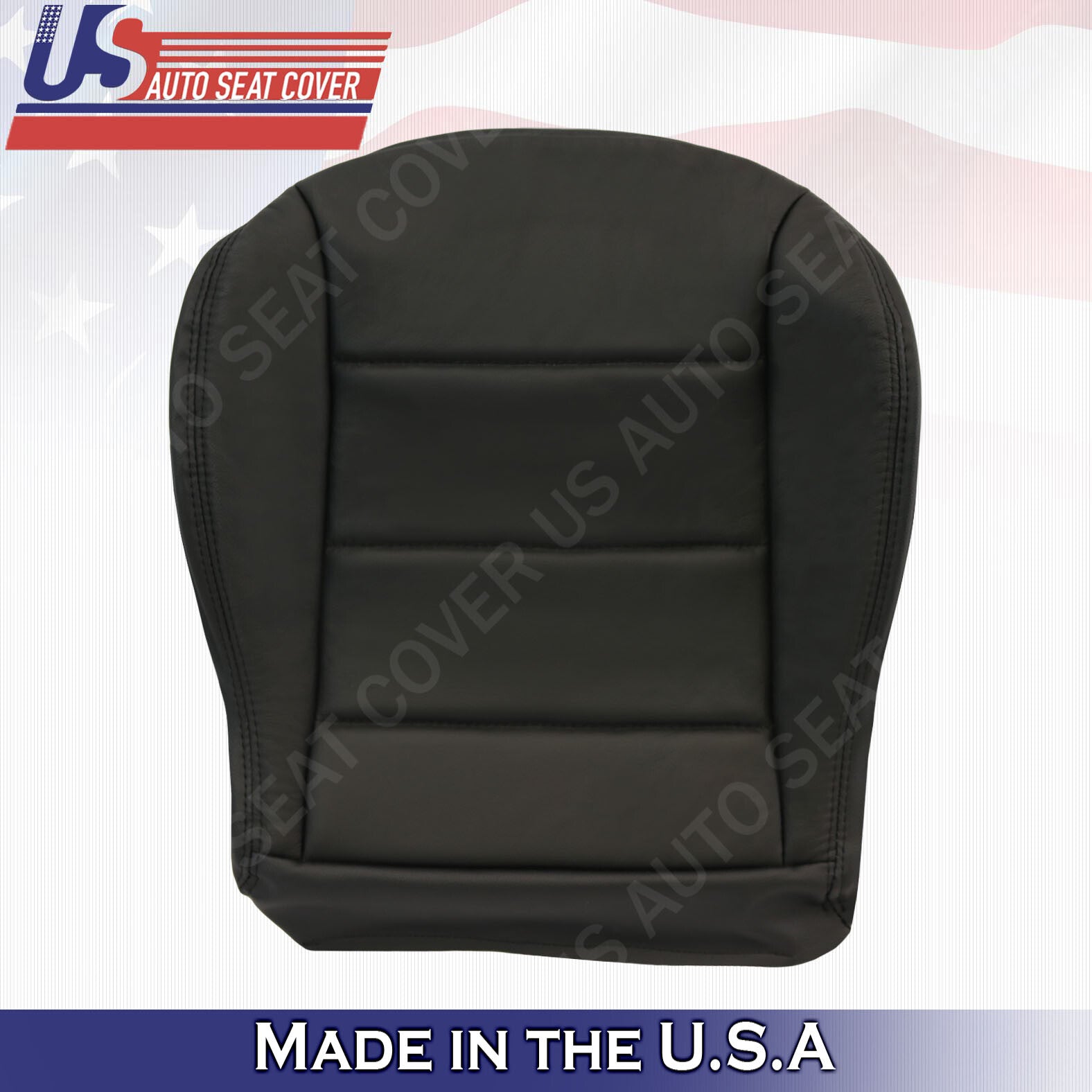 For 1999 TO 2004 Volkswagen Jetta PASSENGER Bottom Leather Seat Cover Black