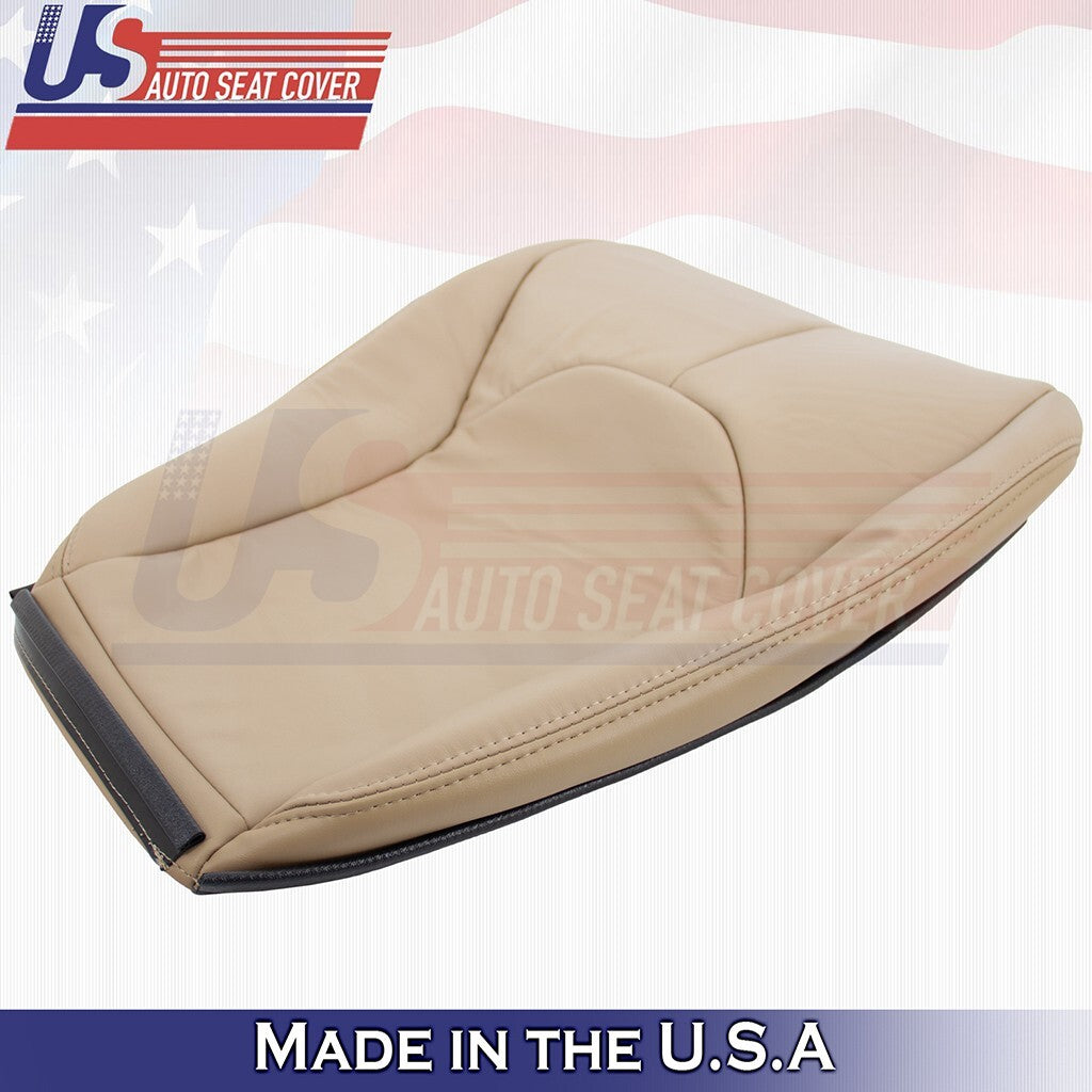 1996 to 2002 For Mercedes Benz SL500 Driver Top &Bottom Leather Seat Cover Tan