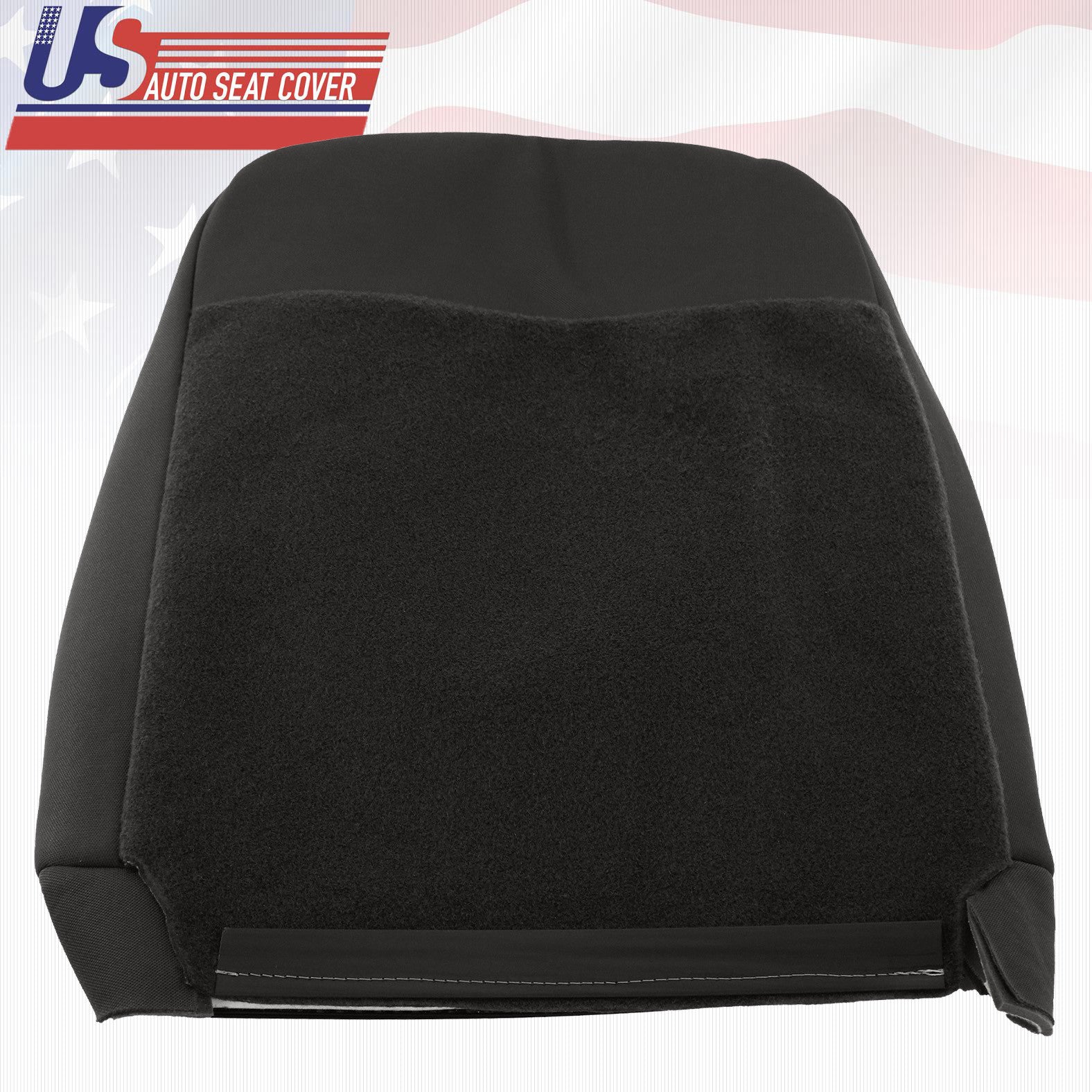 2002-2005 For Dodge Ram 1500 SLT Passenger Lean Back Cloth Seat Cover Dark Gray
