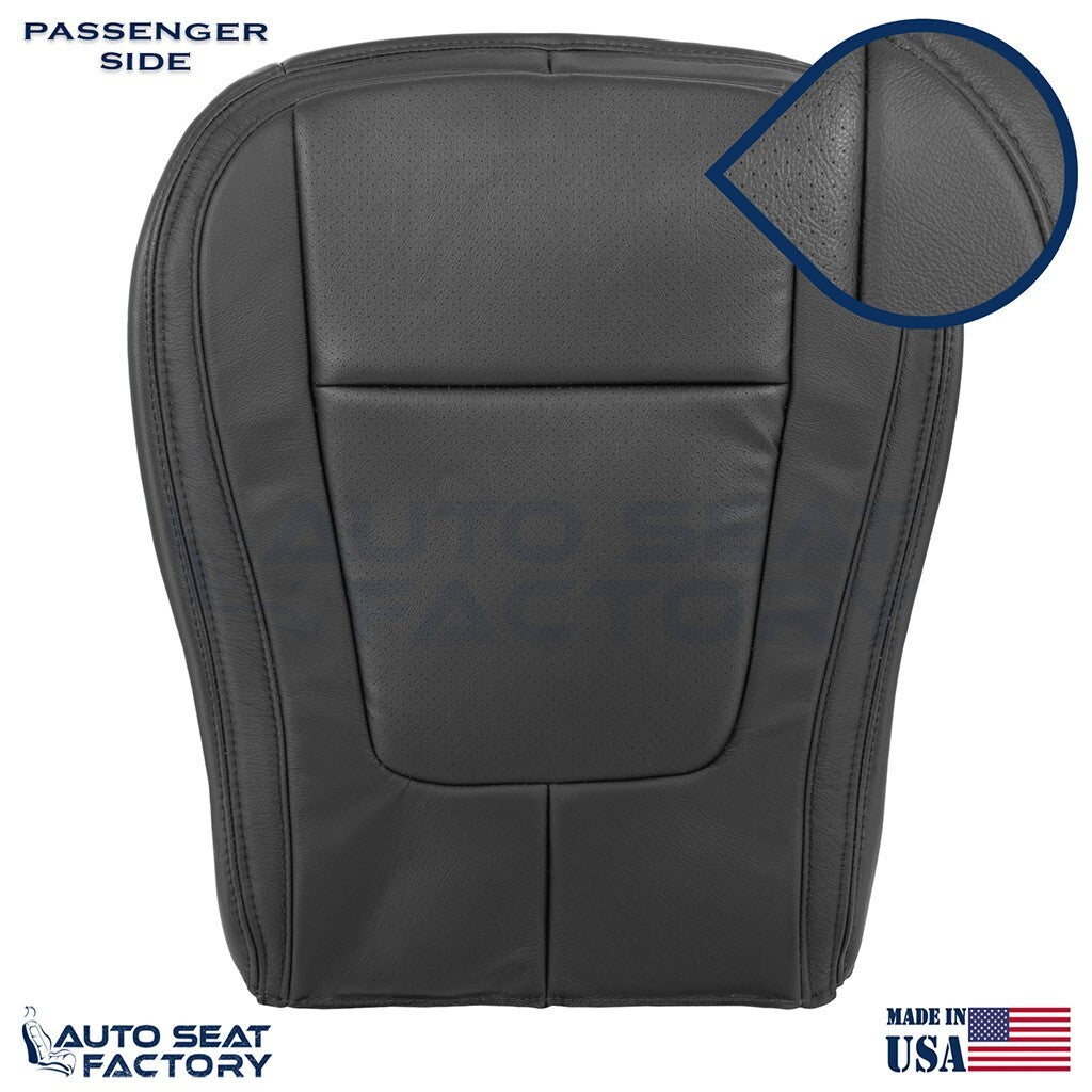 2009 - 2015 Fits Jaguar XF X2 RIGHT Bottom Black Vinyl Seat Cover, Perforated