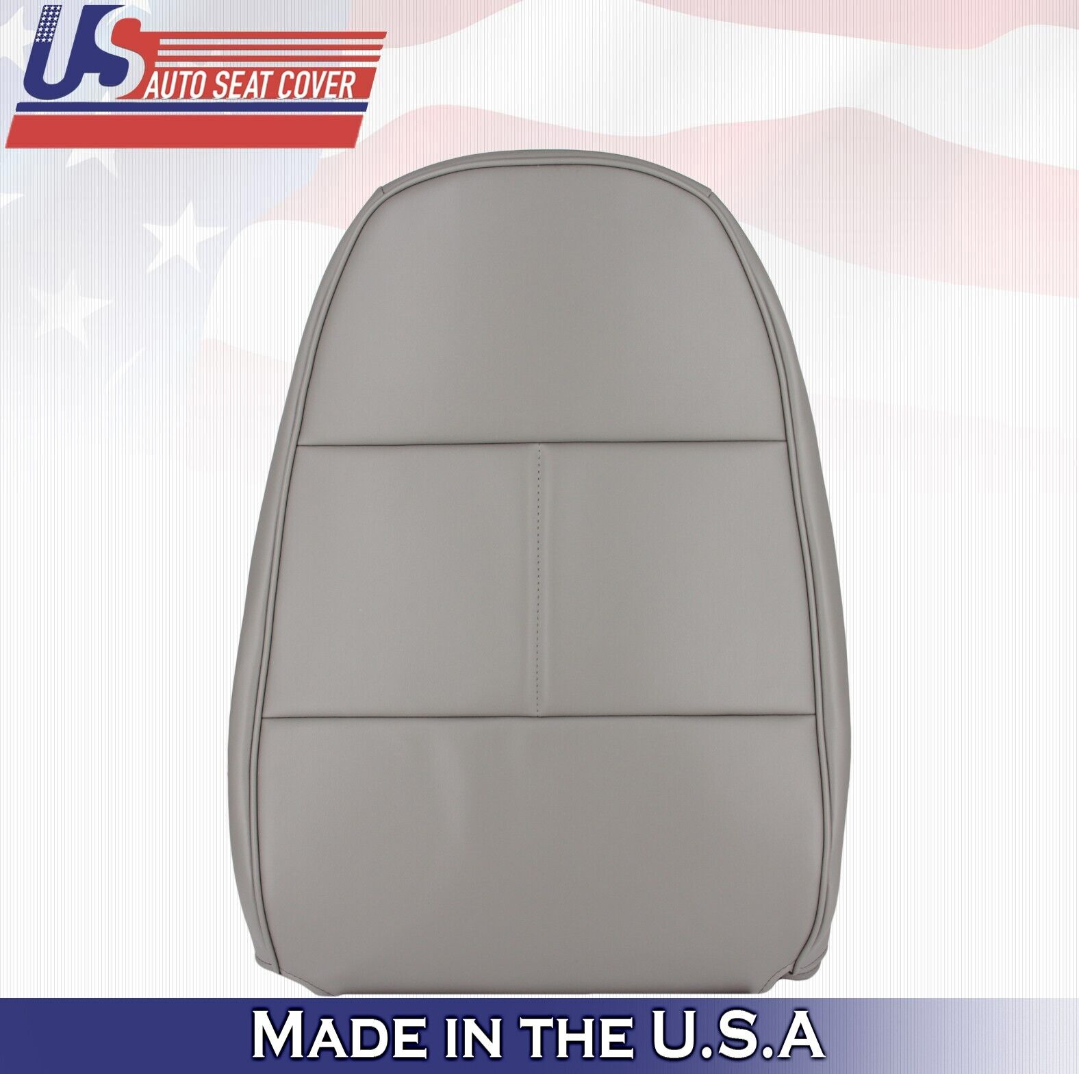 1992 to 1999 For Ford E550 Econoline van Driver Side Top Vinyl Seat Cover Gray
