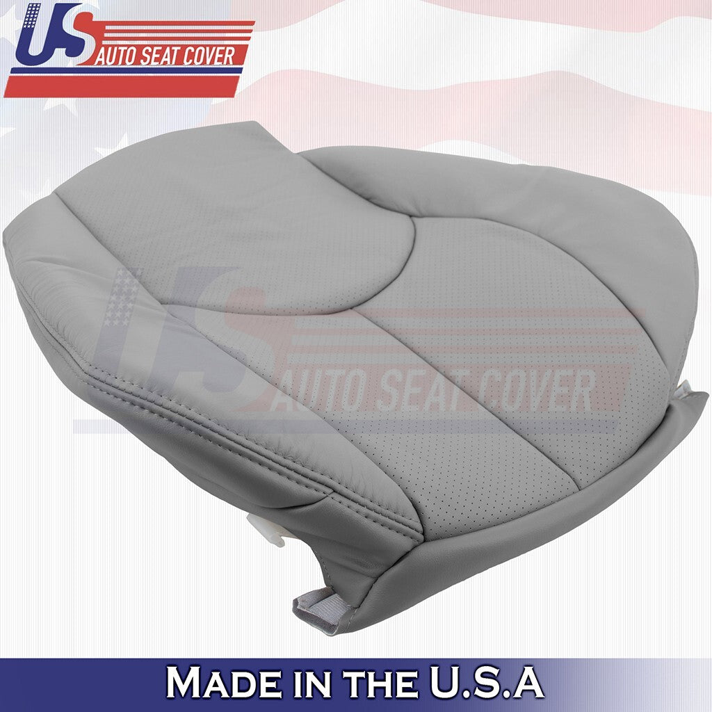 1996 to 2002 For Mercedes Benz SL320 Driver Bottom & Top Perf Leather Cover Gray