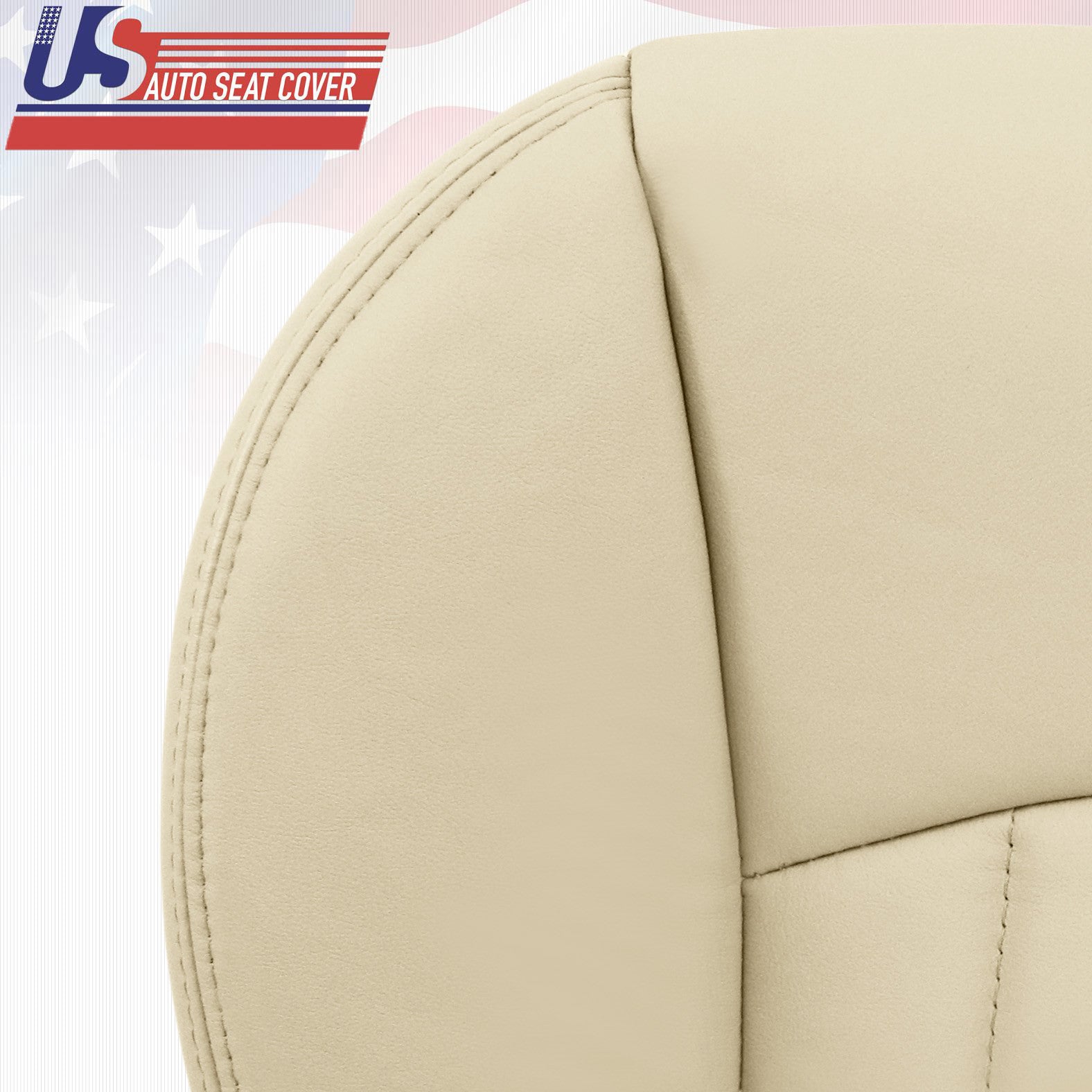 2002-2008 Jaguar X-Type Driver & Passenger Bottom (Vinyl) Seat Cover Light Tan