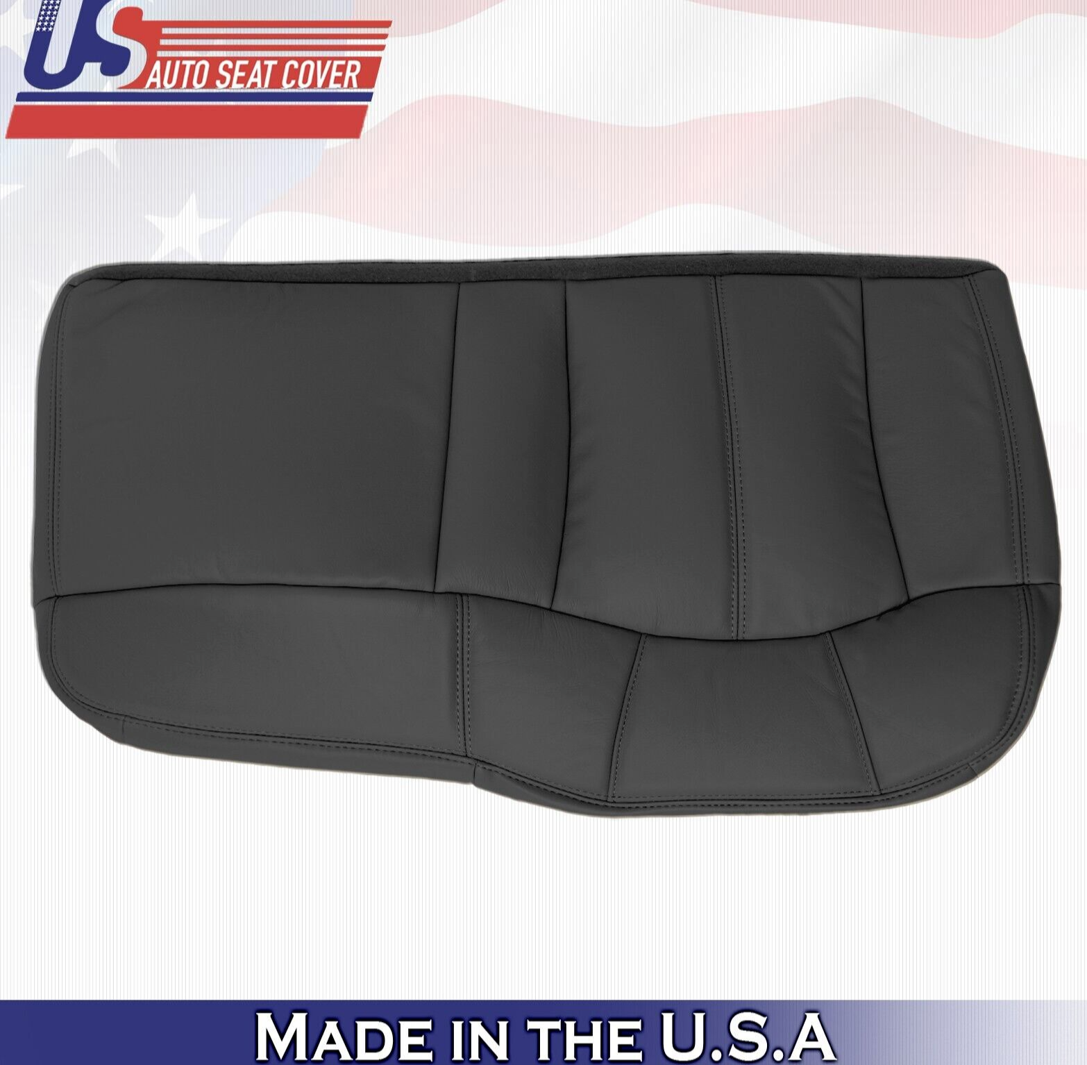1999-2002 For Chevy Tahoe Rear Driver& Passenger Bottoms Leather Covers Graphite
