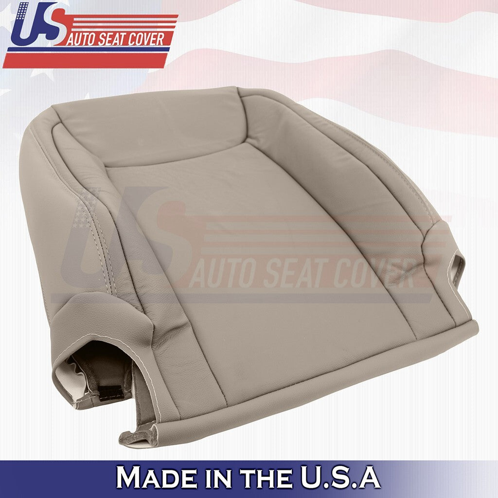 2004 to 2010 For Toyota Sienna Front Driver Top Genuine Leather Seat Cover Tan