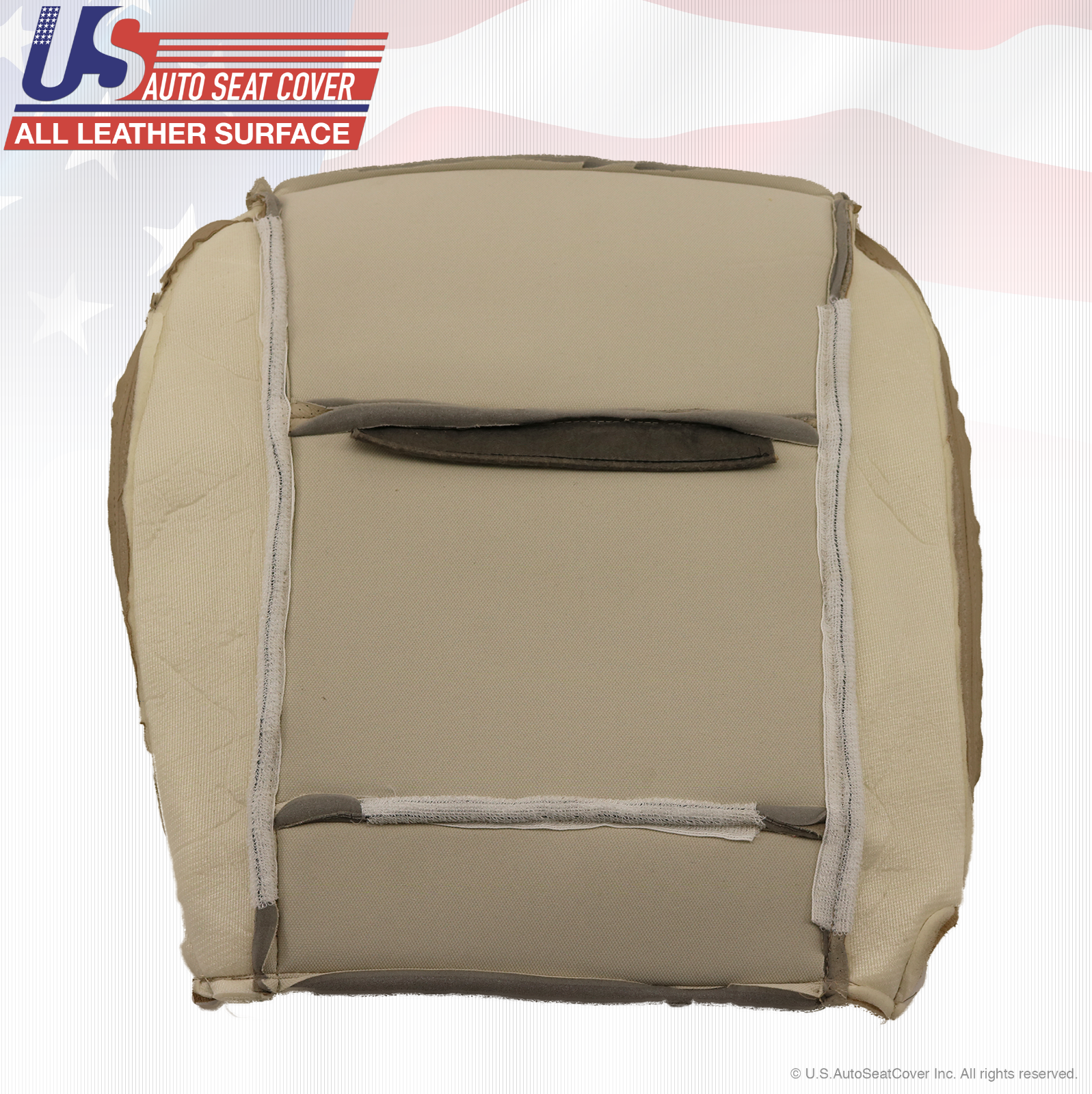 2006 2007 Mercury Mountaineer DRIVER & PASSENGER Bottom LEATHER Cover 2-TONE TAN
