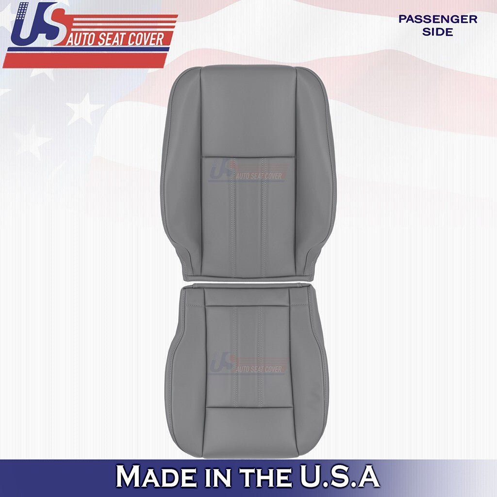 2008 to 2016 For Chrysler Town & Country Passenger Top/Bottom Leather Cover DARK
