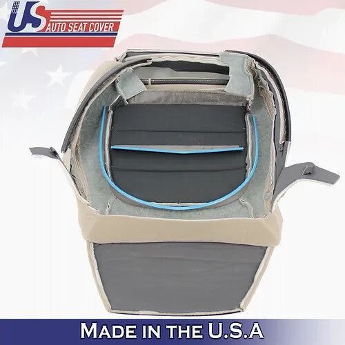 2015 to 2021 For Mercedes Benz C250 Passenger Bottom Vinyl Seat Cover Silk Beige